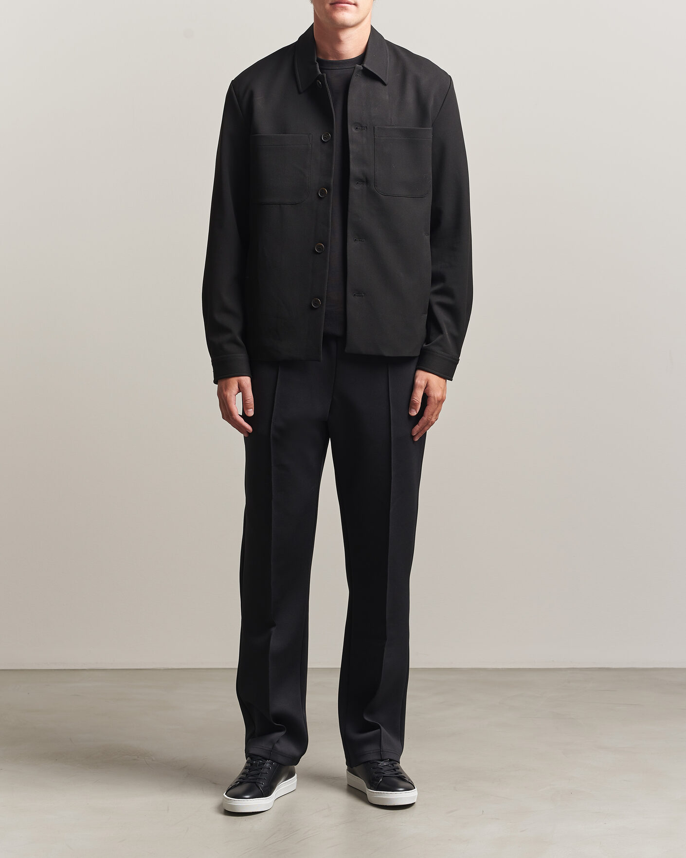Heren | Overhemden | LES DEUX | Marsielle Hybrid Jacket Black