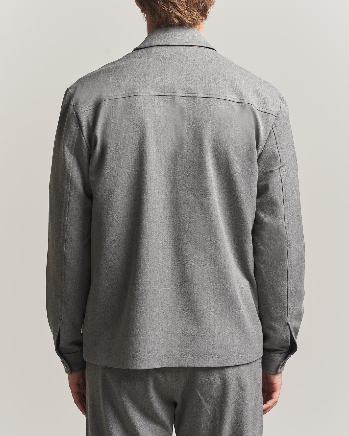 Heren | Overhemden | LES DEUX | Marsielle Hybrid Jacket Grey Melange