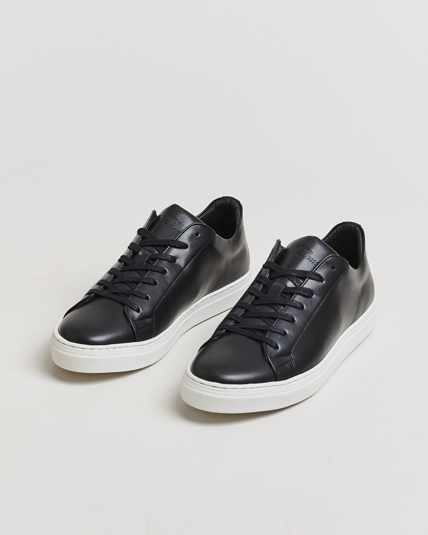 Heren | Sneakers | LES DEUX | Signature Leather Sneaker Black