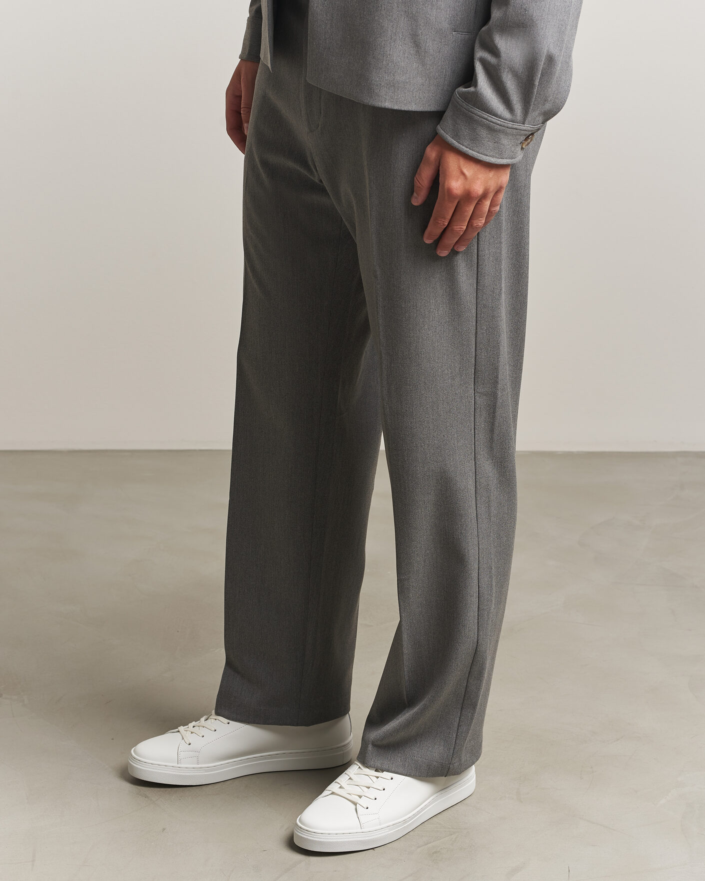 Heren | Sneakers | LES DEUX | Signature Leather Sneaker White