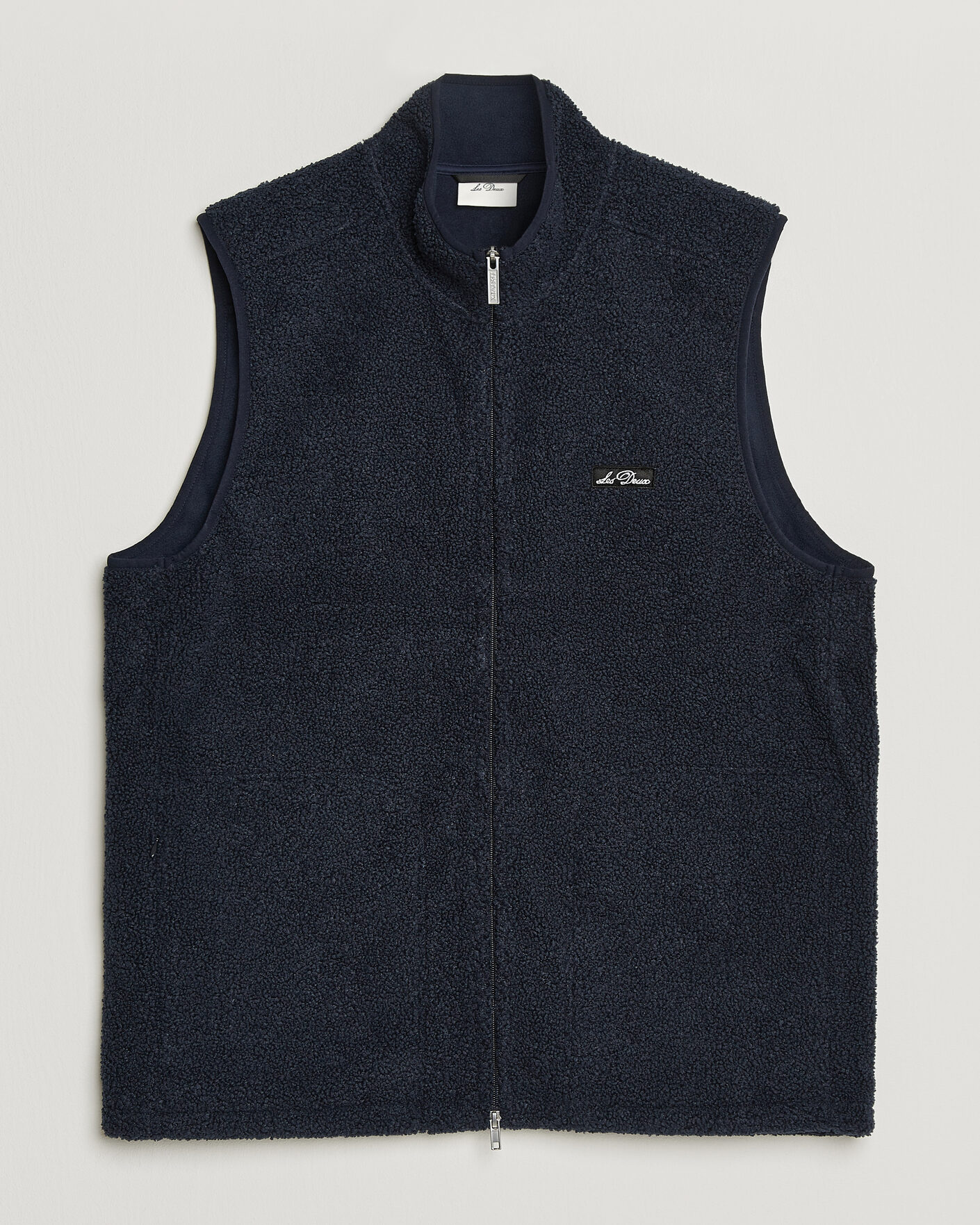 Heren | Gilets | LES DEUX | Patch Teddy Vest Dark Navy