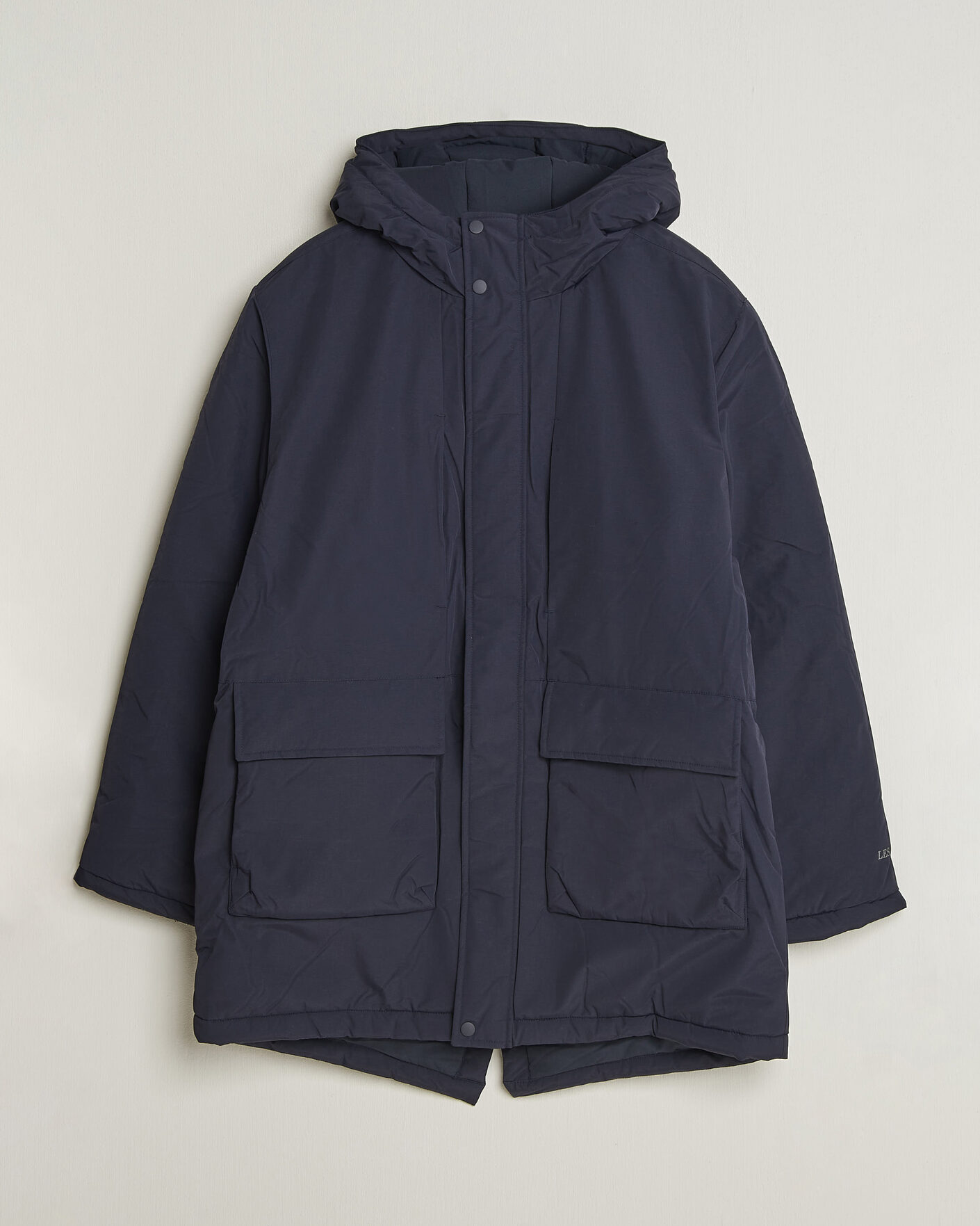 Heren | Jassen | LES DEUX | Padded Parka Coat Dark Navy
