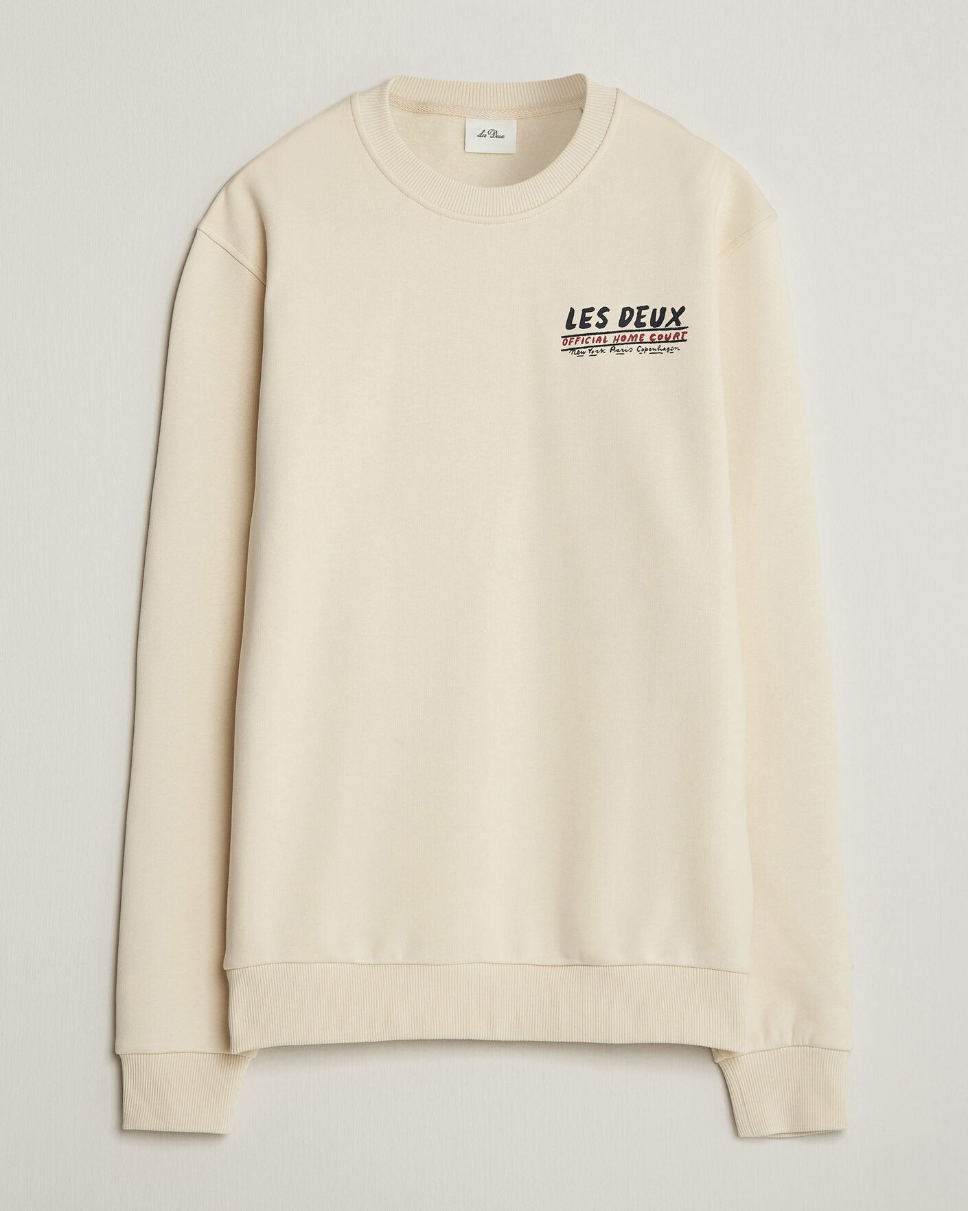 Heren | Truien | LES DEUX | Record Sweatshirt Ivory