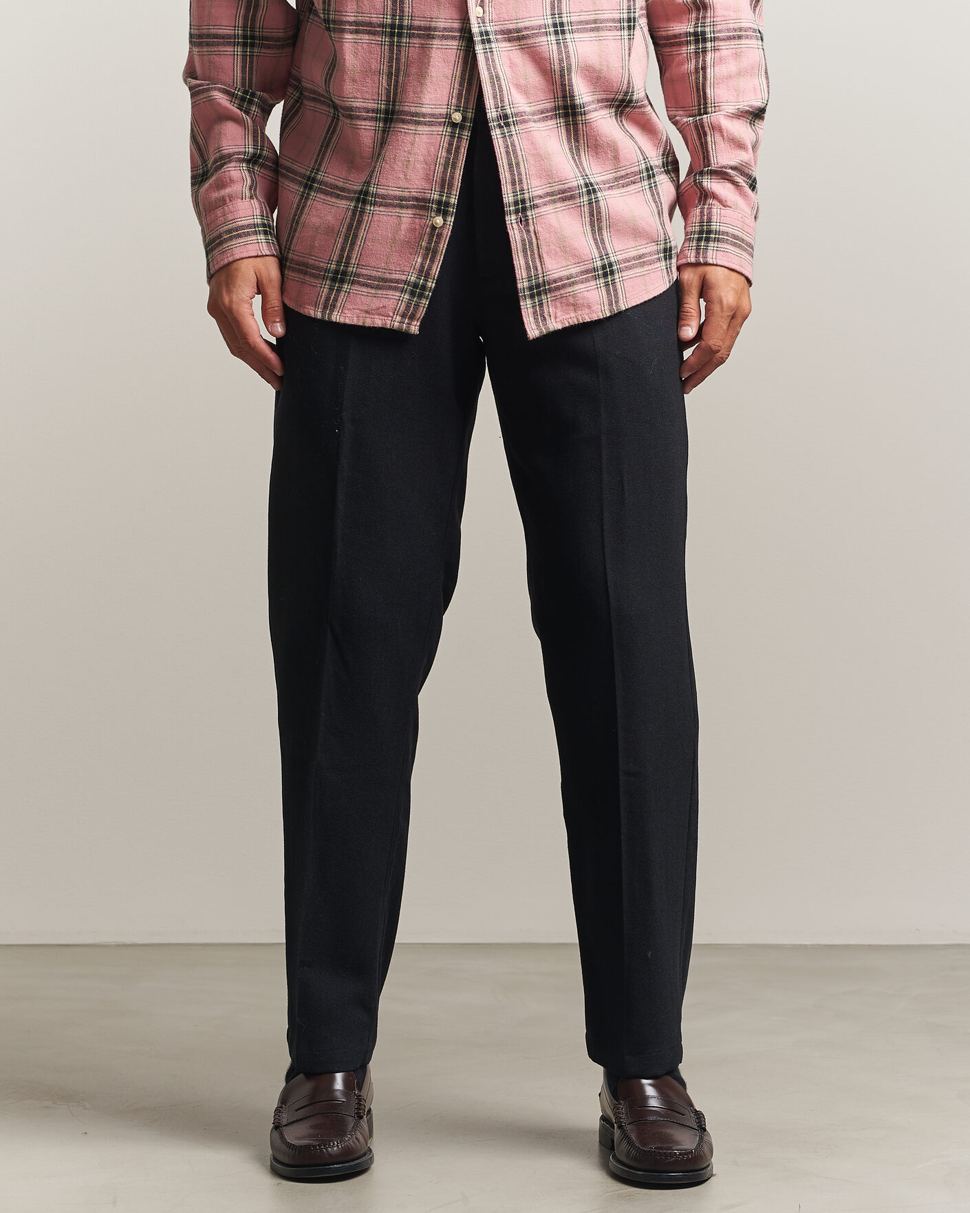 Heren | Broeken | LES DEUX | Wool Reg Suit Pants Dark Navy