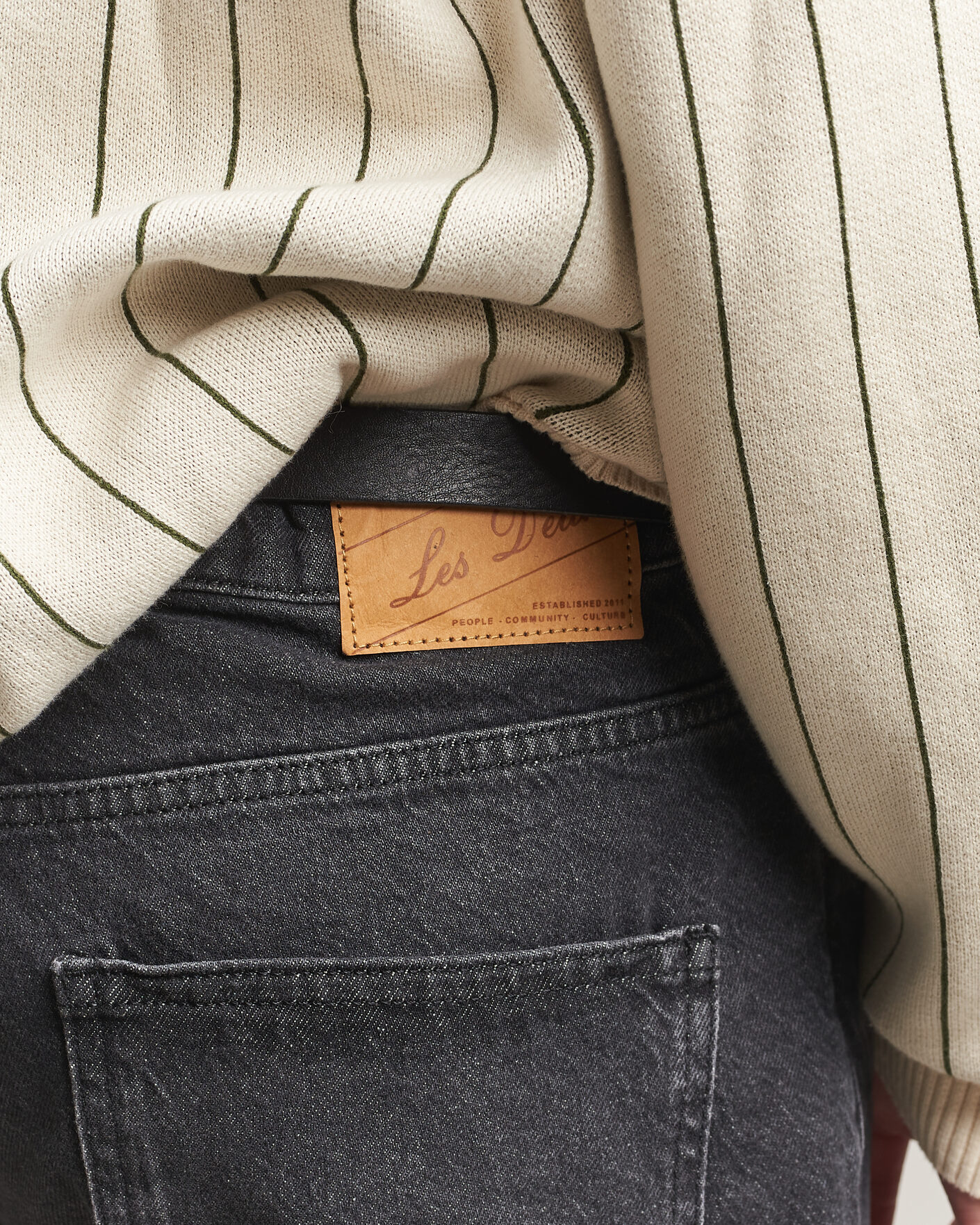 Heren | Jeans | LES DEUX | Ryder Denim Jeans Black Wash