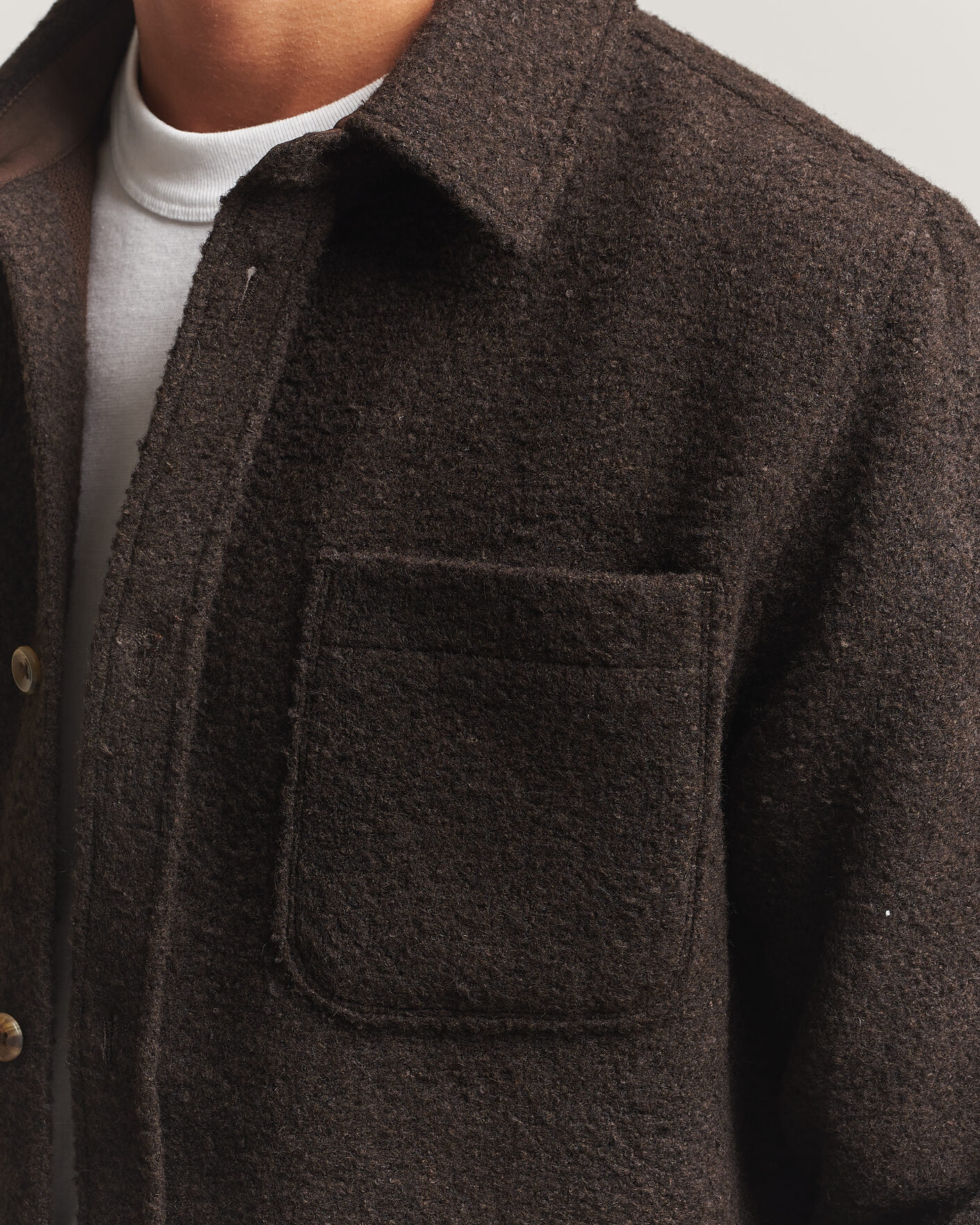 Heren | Overhemden | LES DEUX | Boucle Overshirt Delicioso