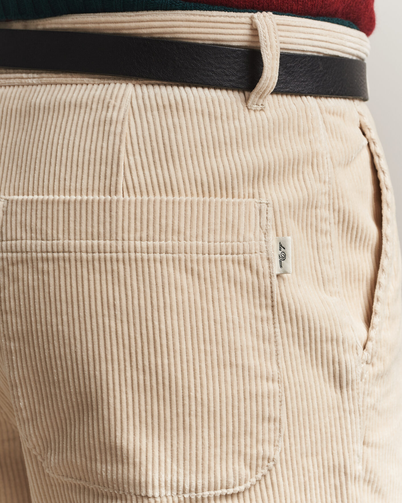 Heren | Broeken | LES DEUX | Corduroy Tapered Pants Ivory