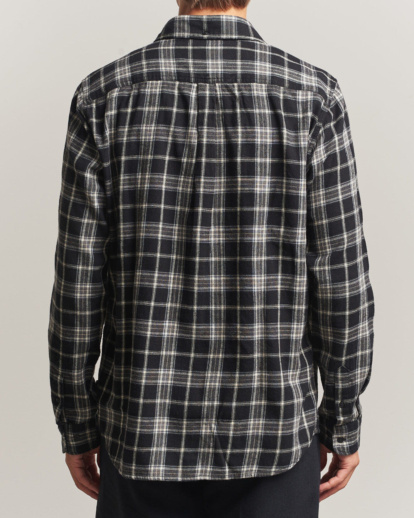 Heren | Overhemden | LES DEUX | Vintage Check Shirt Black