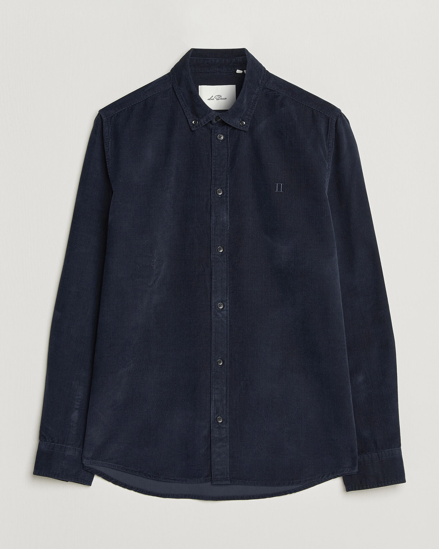Heren | Overhemden | LES DEUX | Pinwale Corduroy Shirt Dark Navy
