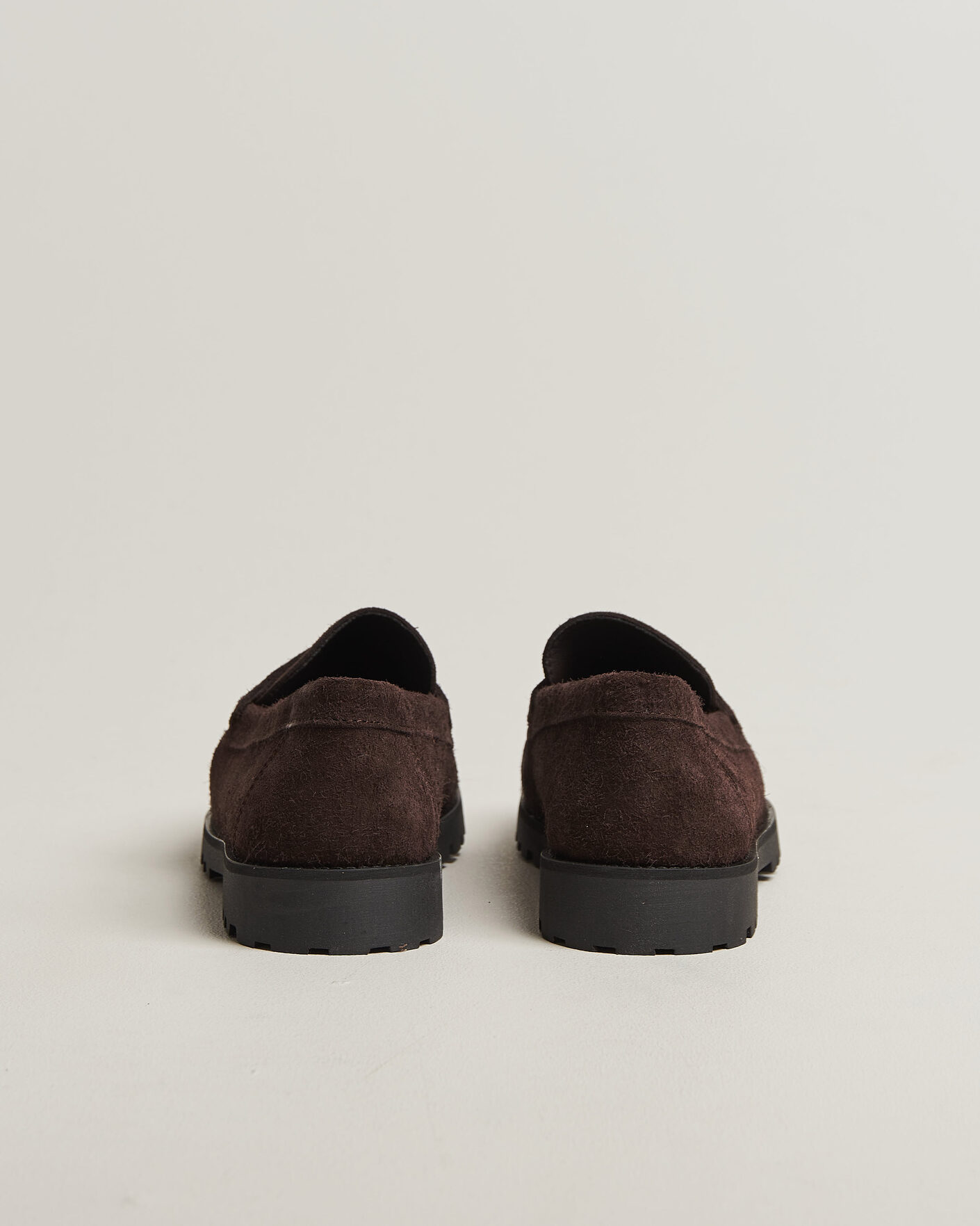 Heren | Instappers | LES DEUX | Hairy Suede Loafer Molé Brown