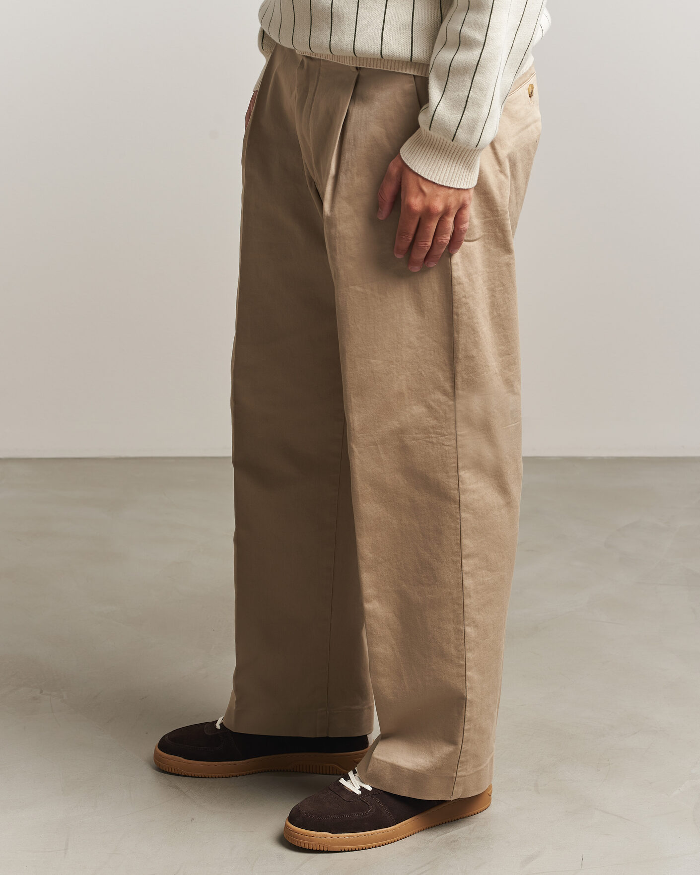 Heren | Sneakers | LES DEUX | Suede Sneaker Molé Brown