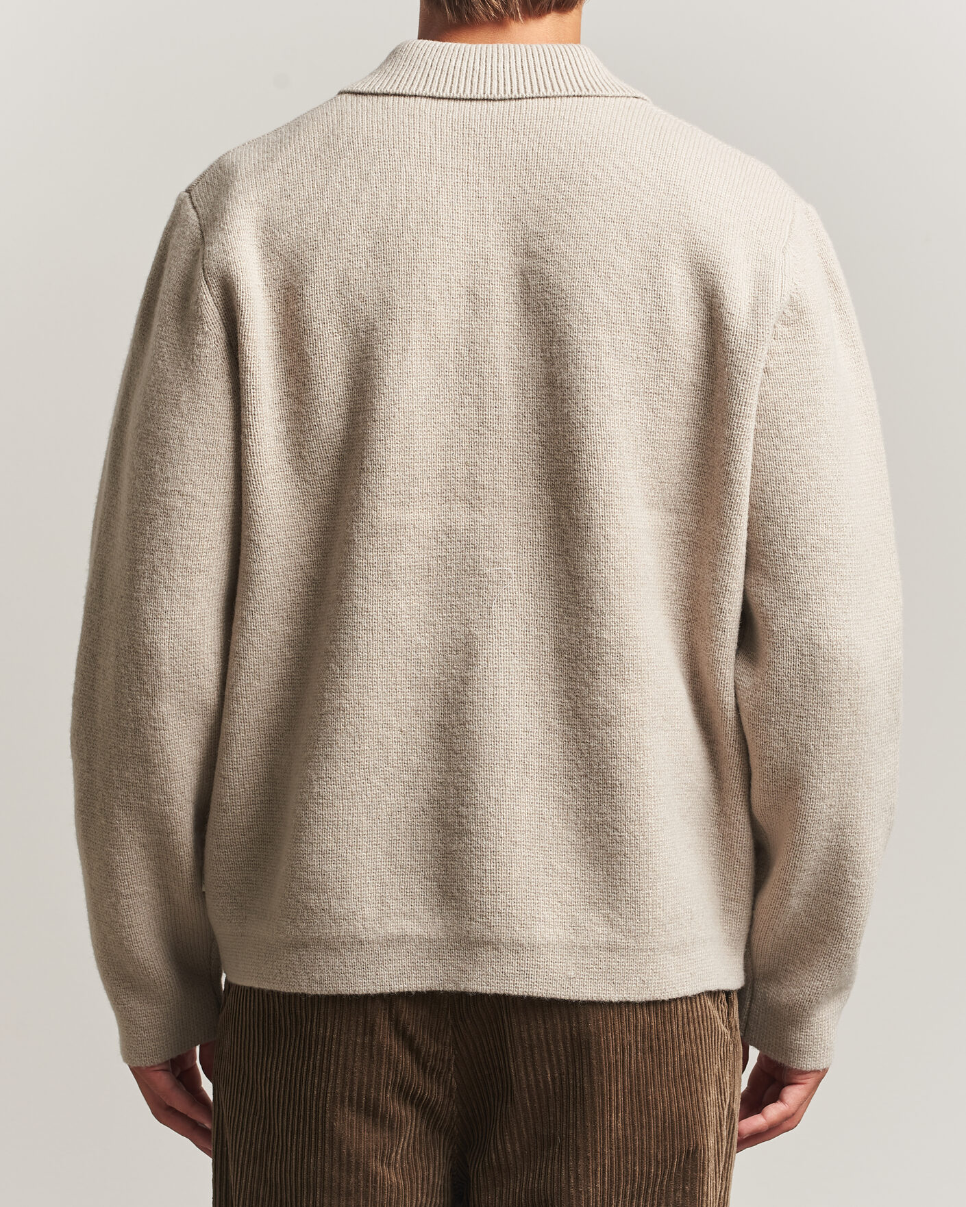 Heren | Truien | LES DEUX | Milano Knit Overshirt Light Sand