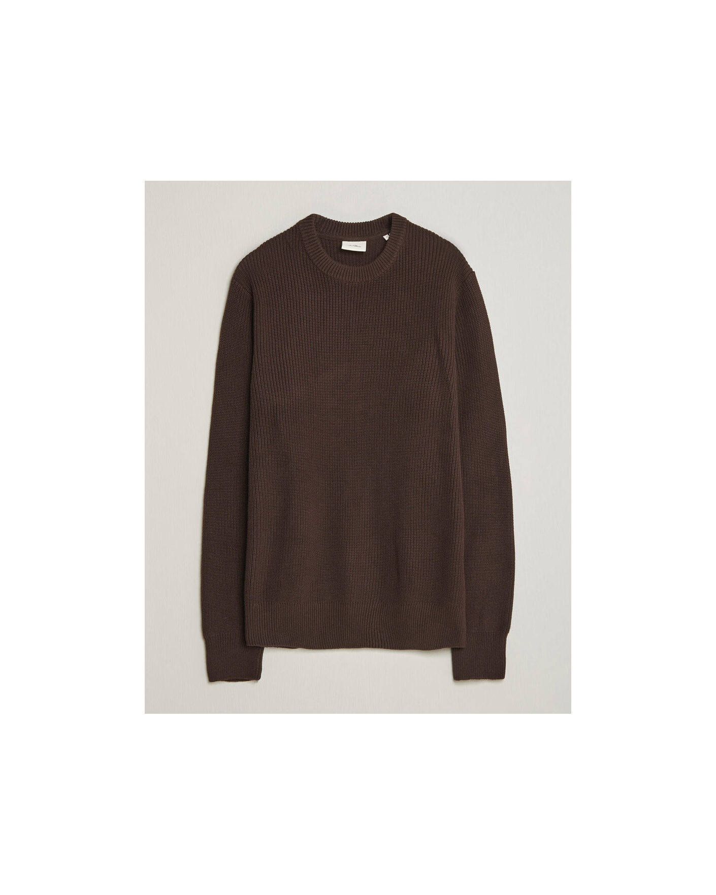 Heren | Truien | LES DEUX | Rib Crewneck Knit Molé Brown
