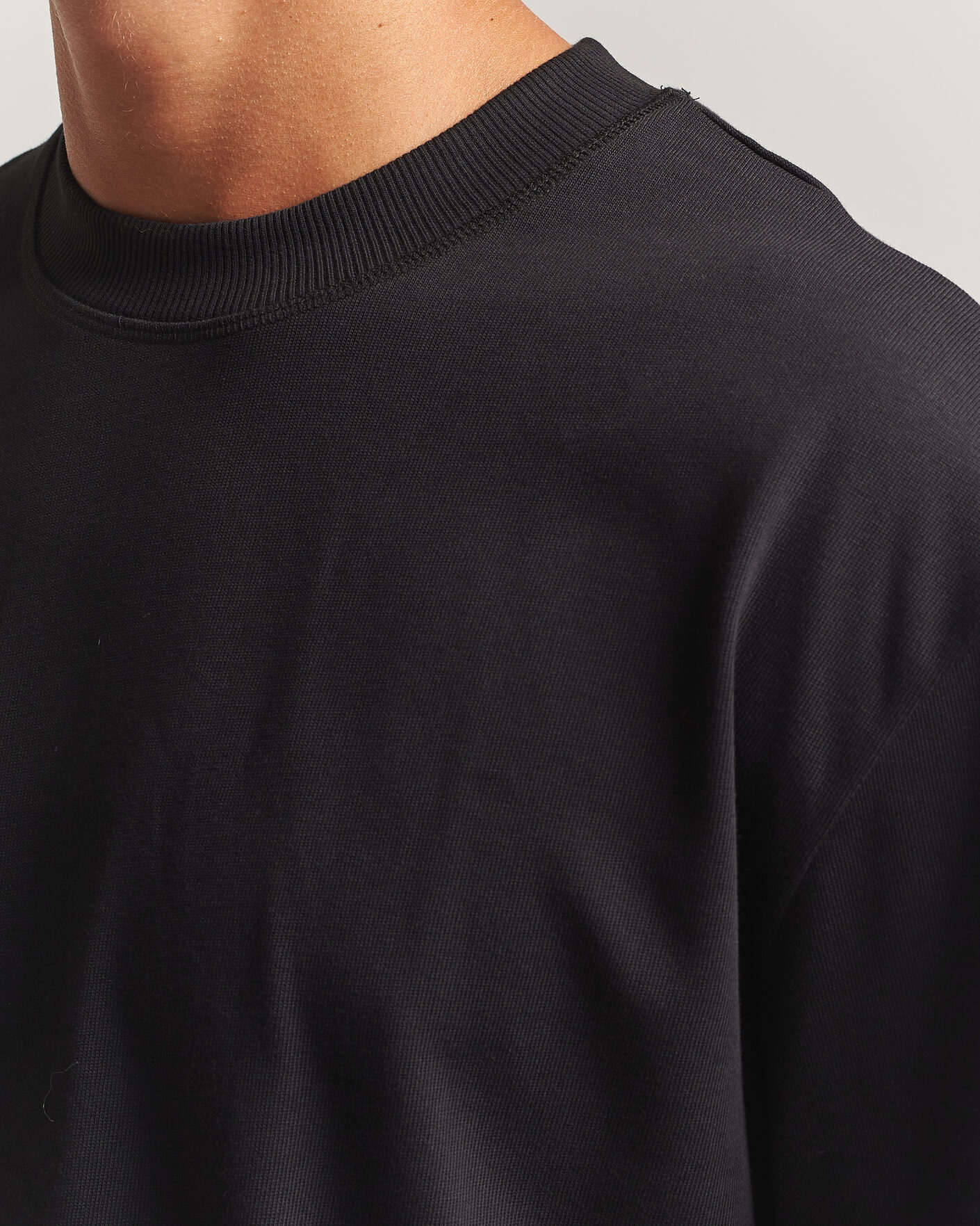 Heren | T-shirts | LES DEUX | Heavyweight T-Shirt Black