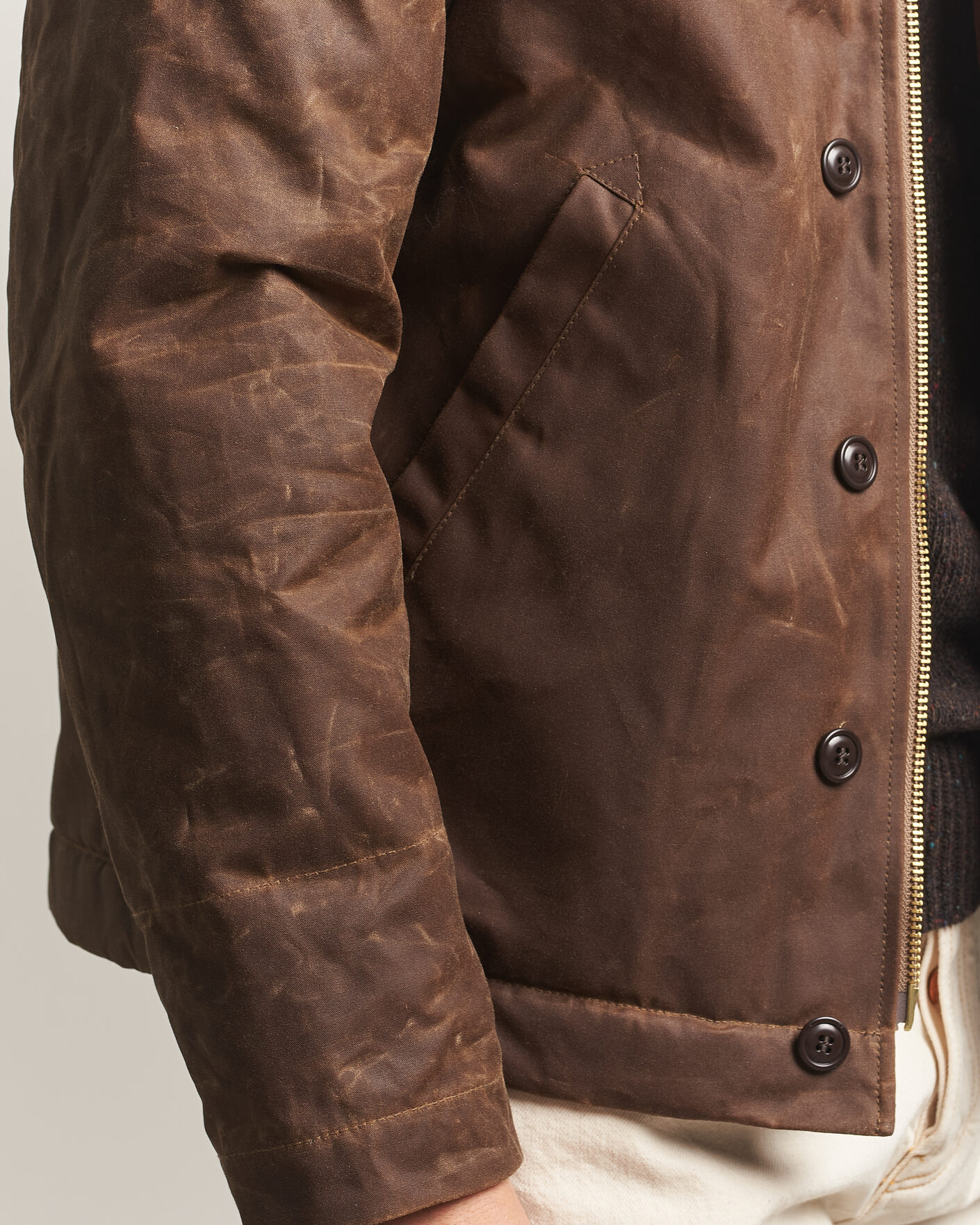 Heren | Jassen | Manifattura Ceccarelli | Deck Jacket Dark Tan