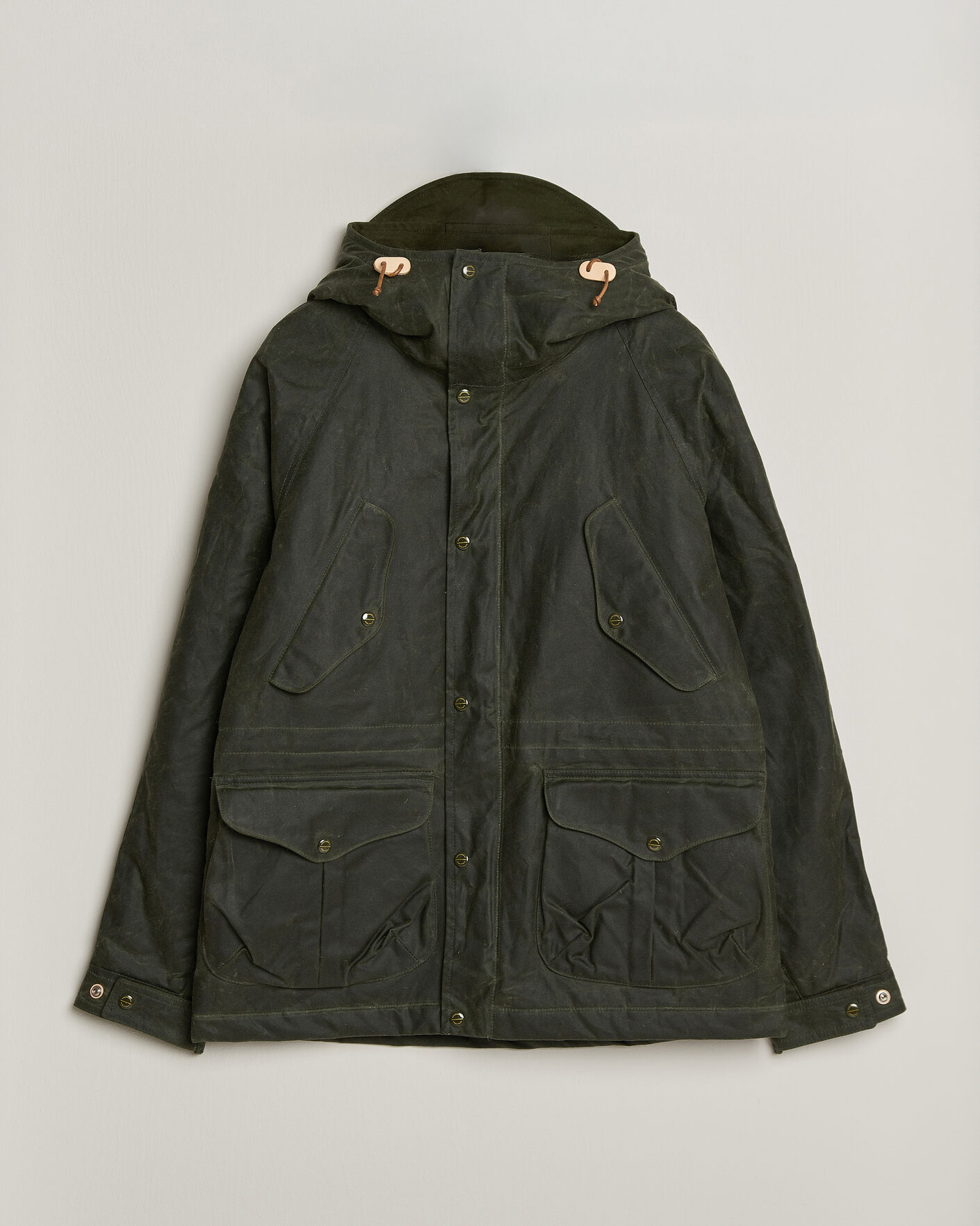 Heren | Jassen | Manifattura Ceccarelli | New Fisherman Parka Dark Green