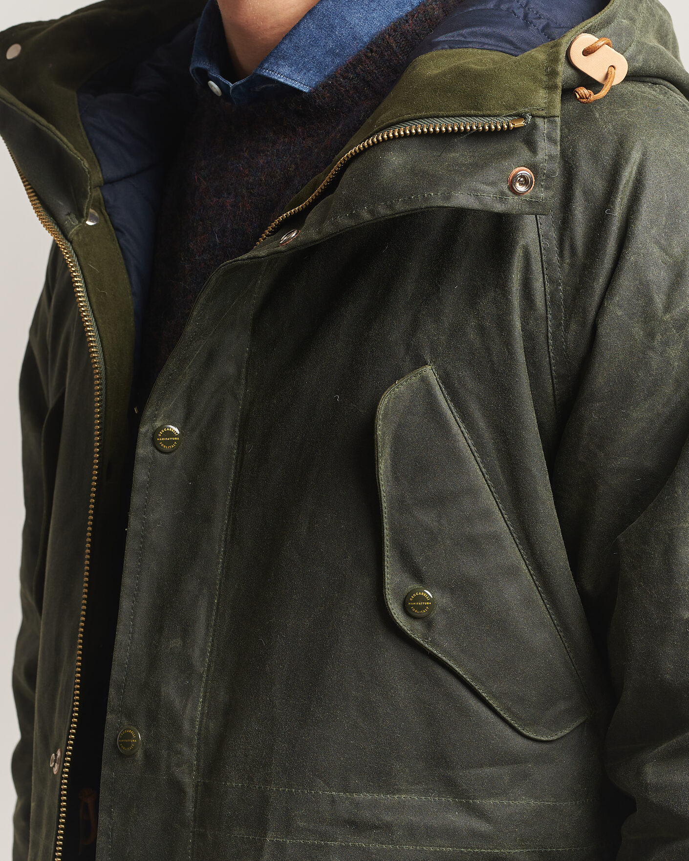 Heren | Jassen | Manifattura Ceccarelli | New Fisherman Parka Dark Green