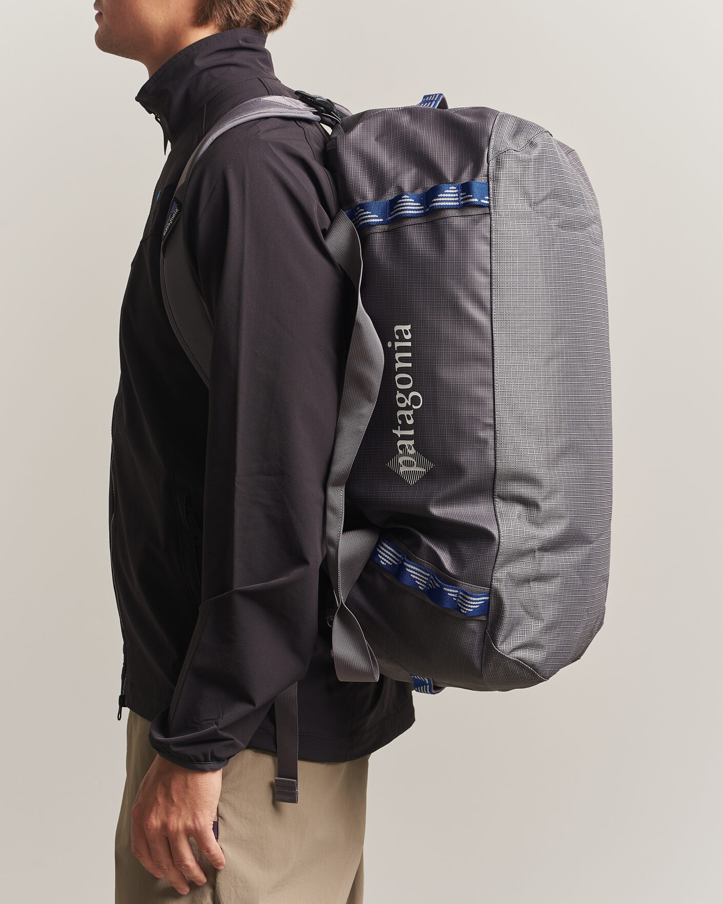 Heren | Tassen | Patagonia | Black Hole Duffel 55L Hut Tripper: May Grey