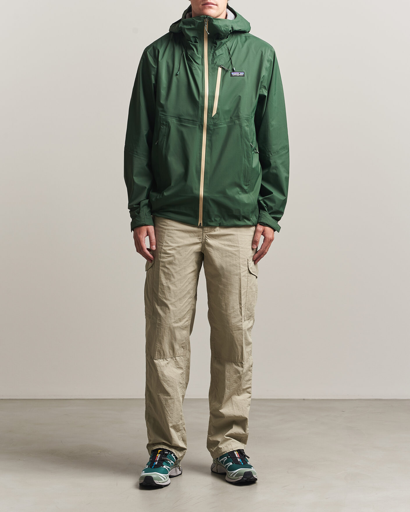 Heren | Jassen | Patagonia | Granite Crest Rain Jacket Treeline Green
