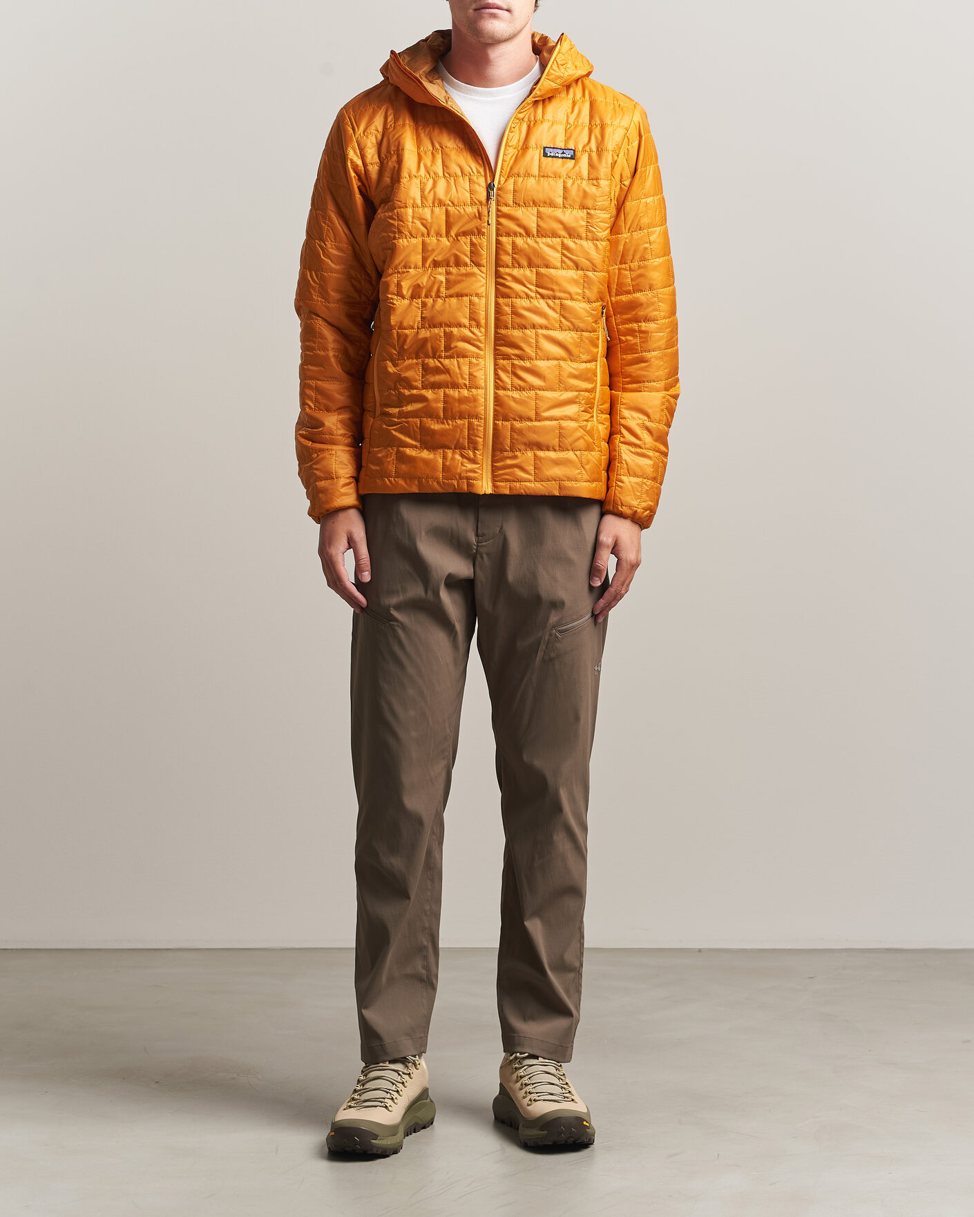 Heren | Jassen | Patagonia | Nano Puff Hoodie Autumn Orange