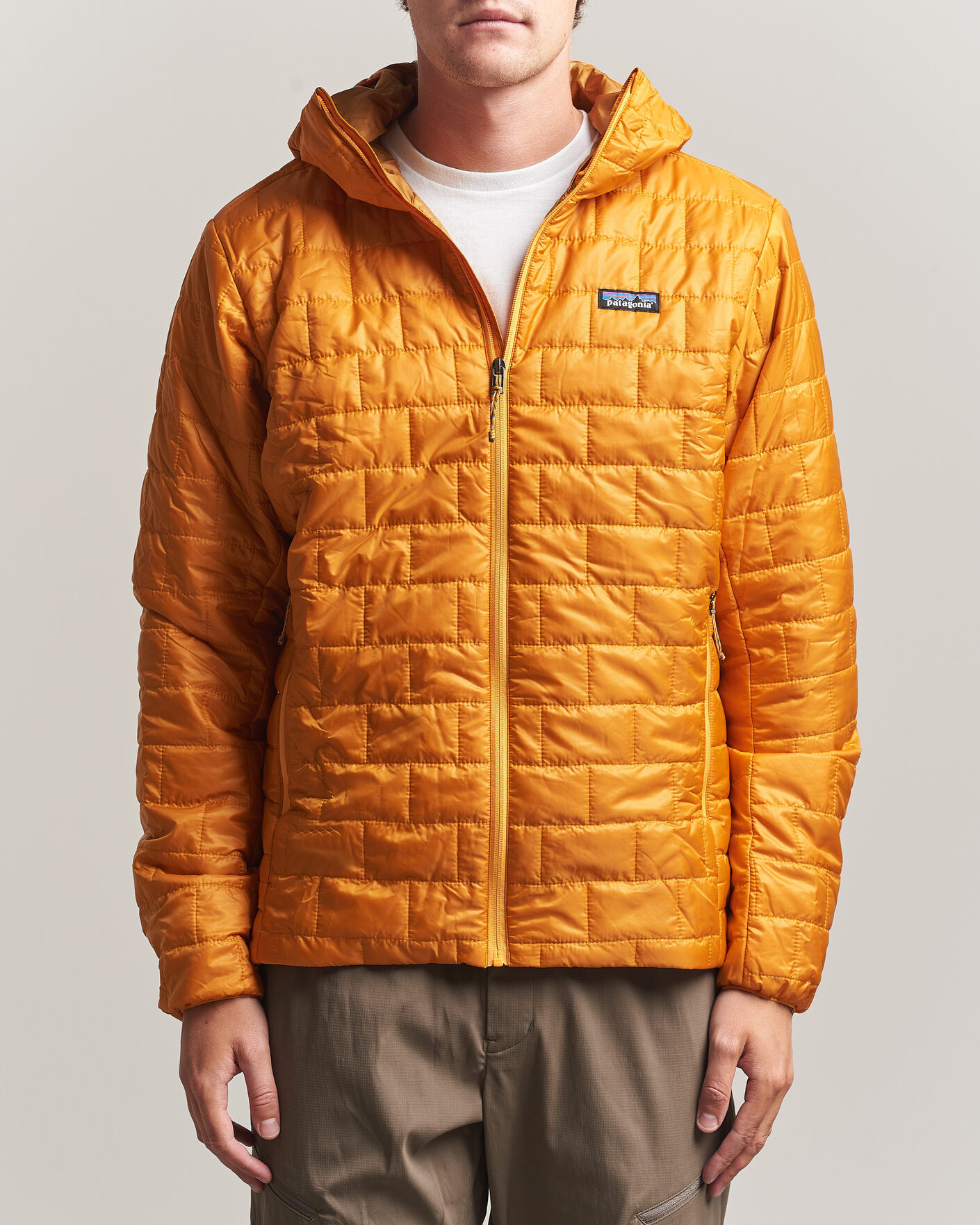Heren | Jassen | Patagonia | Nano Puff Hoodie Autumn Orange