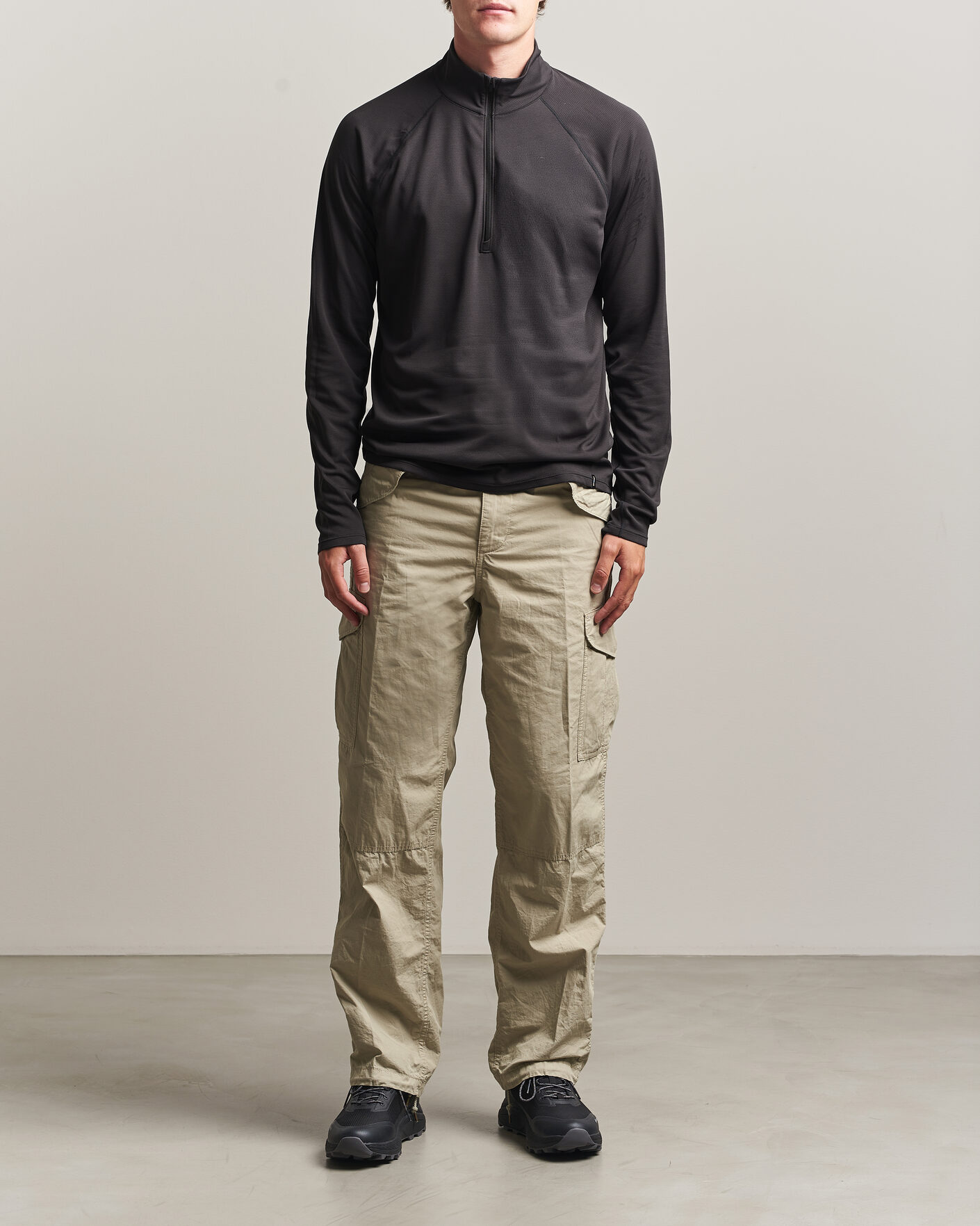 Heren | Truien | Patagonia | Cap Midweight Zip Neck Ink Black