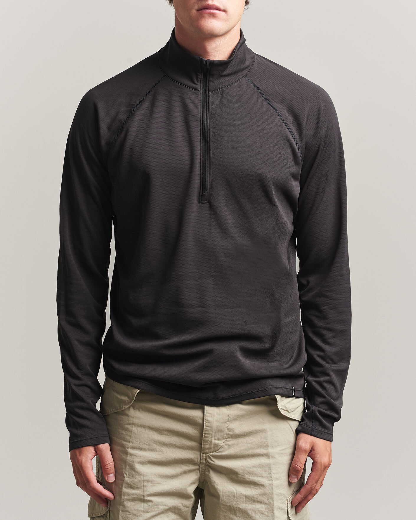 Heren | Truien | Patagonia | Cap Midweight Zip Neck Ink Black