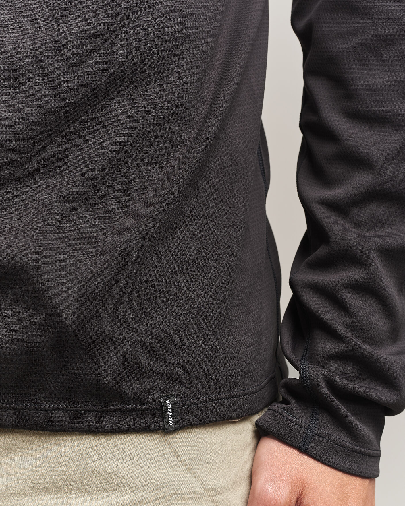 Heren | Truien | Patagonia | Cap Midweight Zip Neck Ink Black