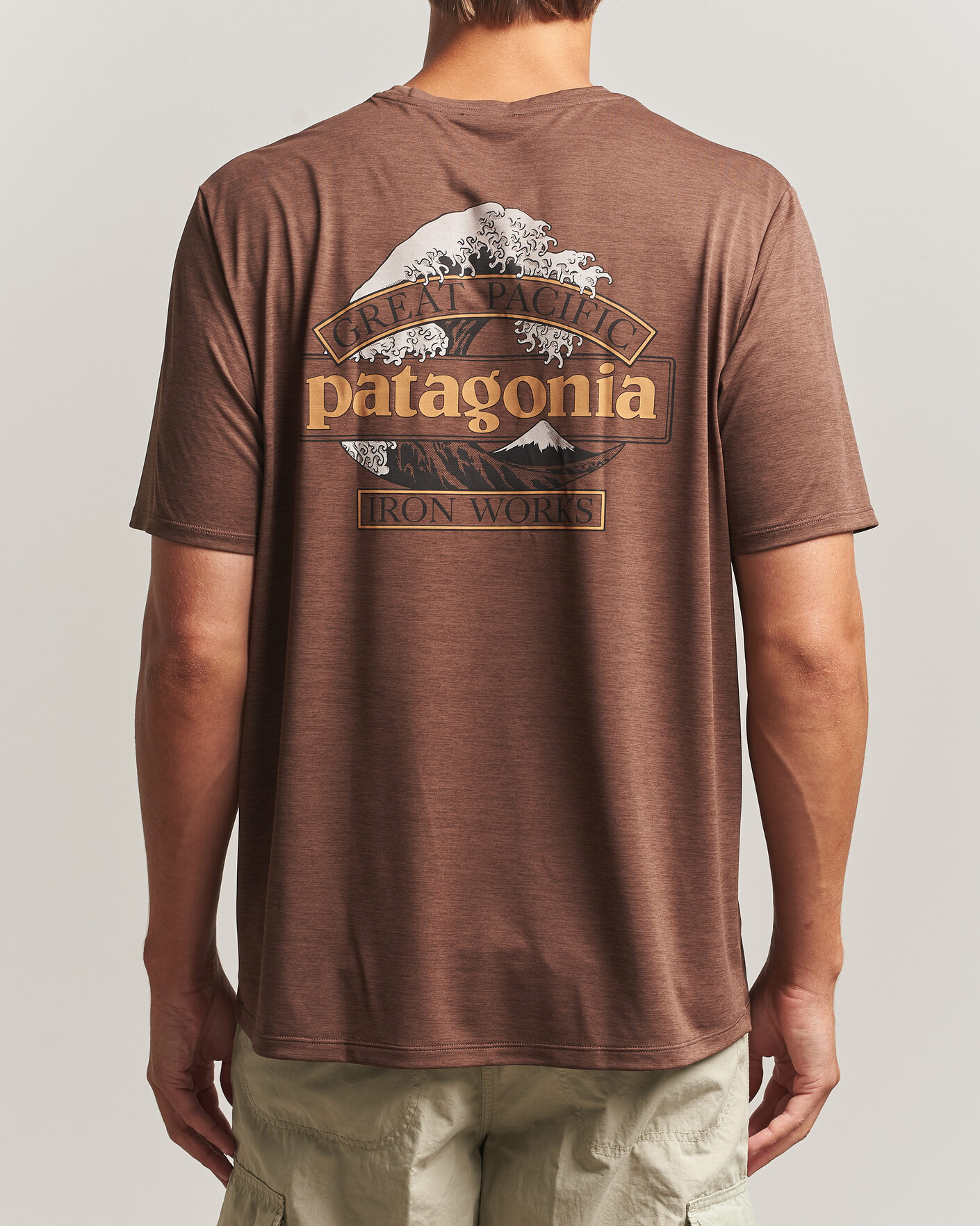 Heren | T-shirts | Patagonia | Cap Cool Daily Shirt Berm Brown