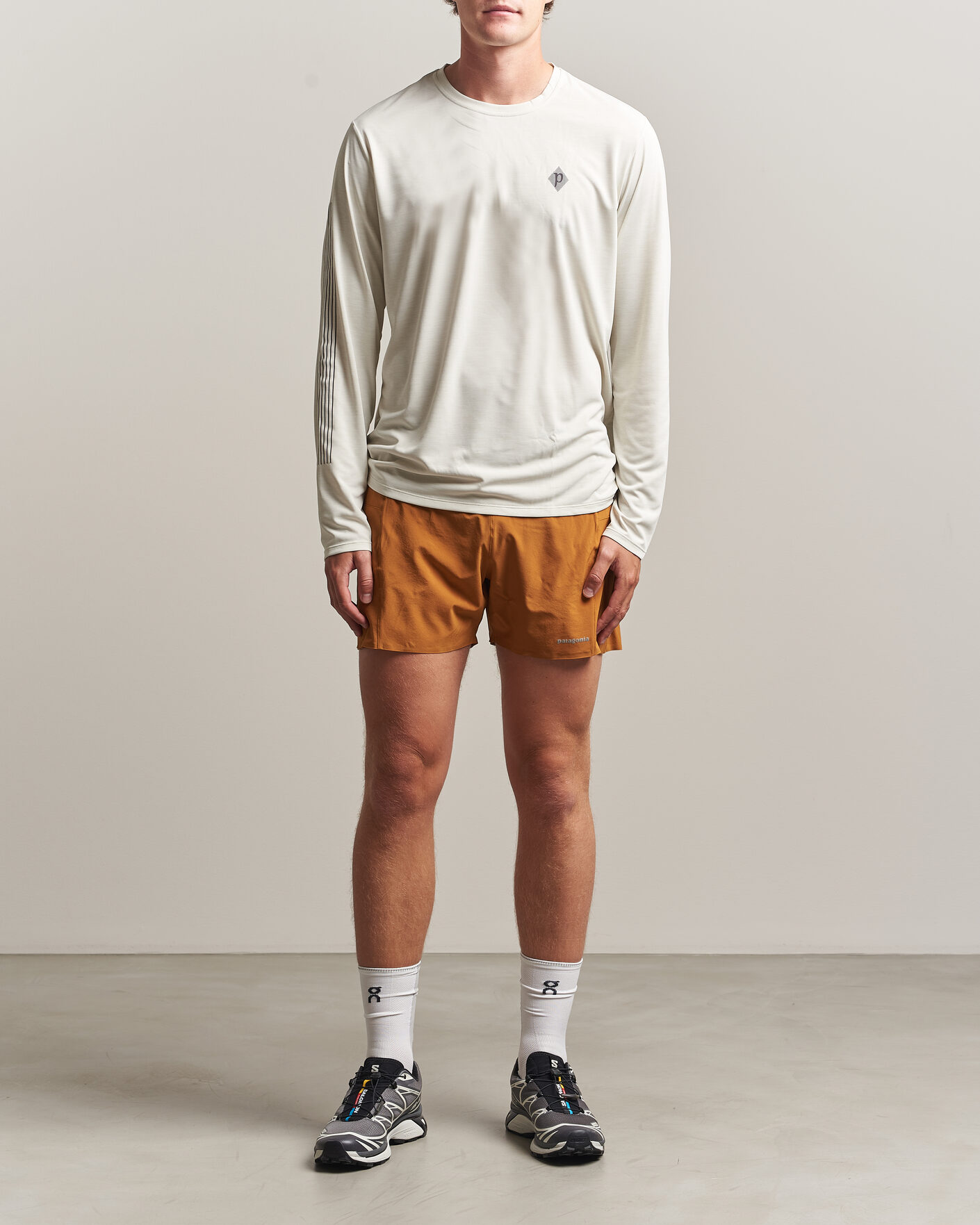 Heren | Korte broek | Patagonia | Strider Pro 5 Inch Short Cinnamon Brown