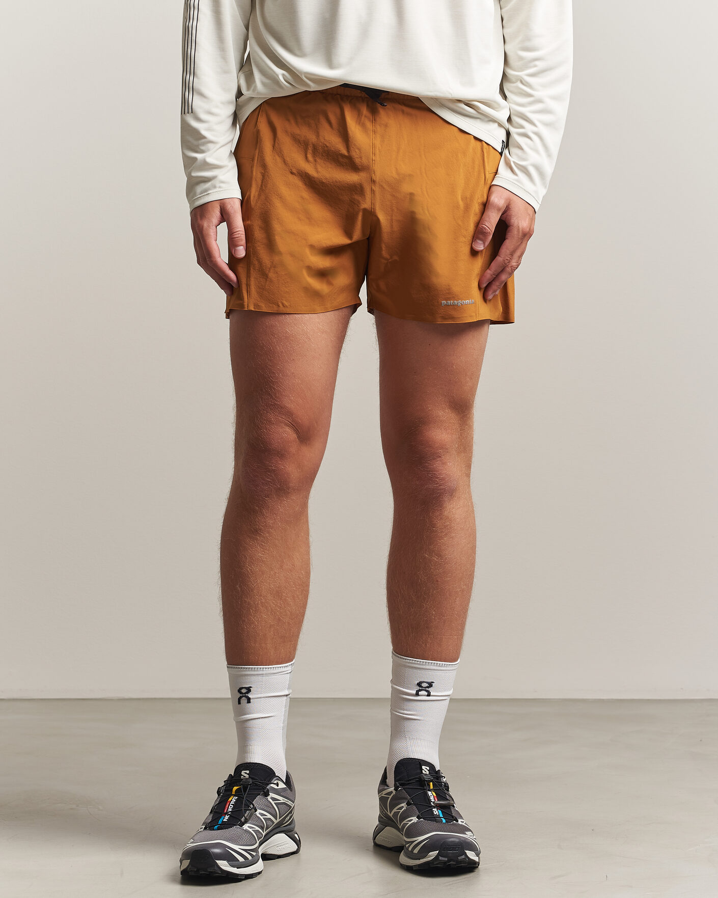 Heren | Korte broek | Patagonia | Strider Pro 5 Inch Short Cinnamon Brown