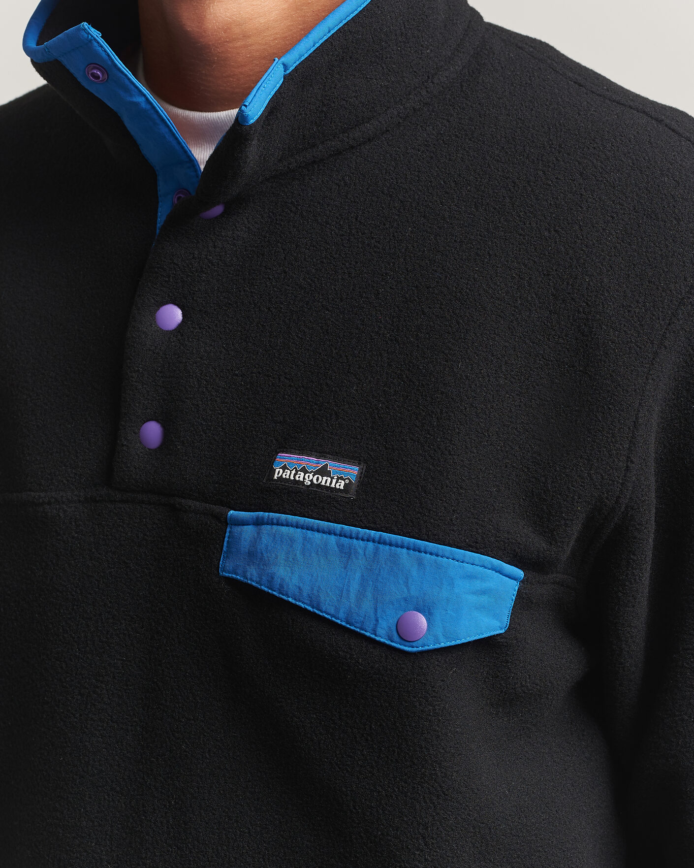Heren | Truien | Patagonia | Synch Snap T Half Zip Fleece Black