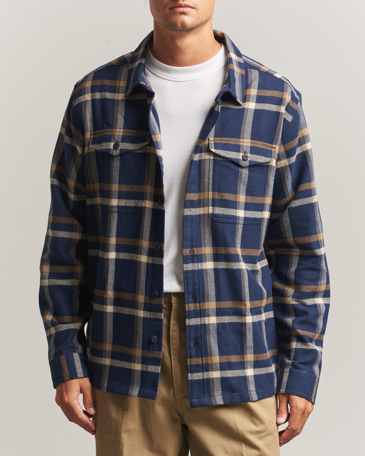 Heren | Overhemden | Patagonia | Fjord Flannel Shirt New Navy