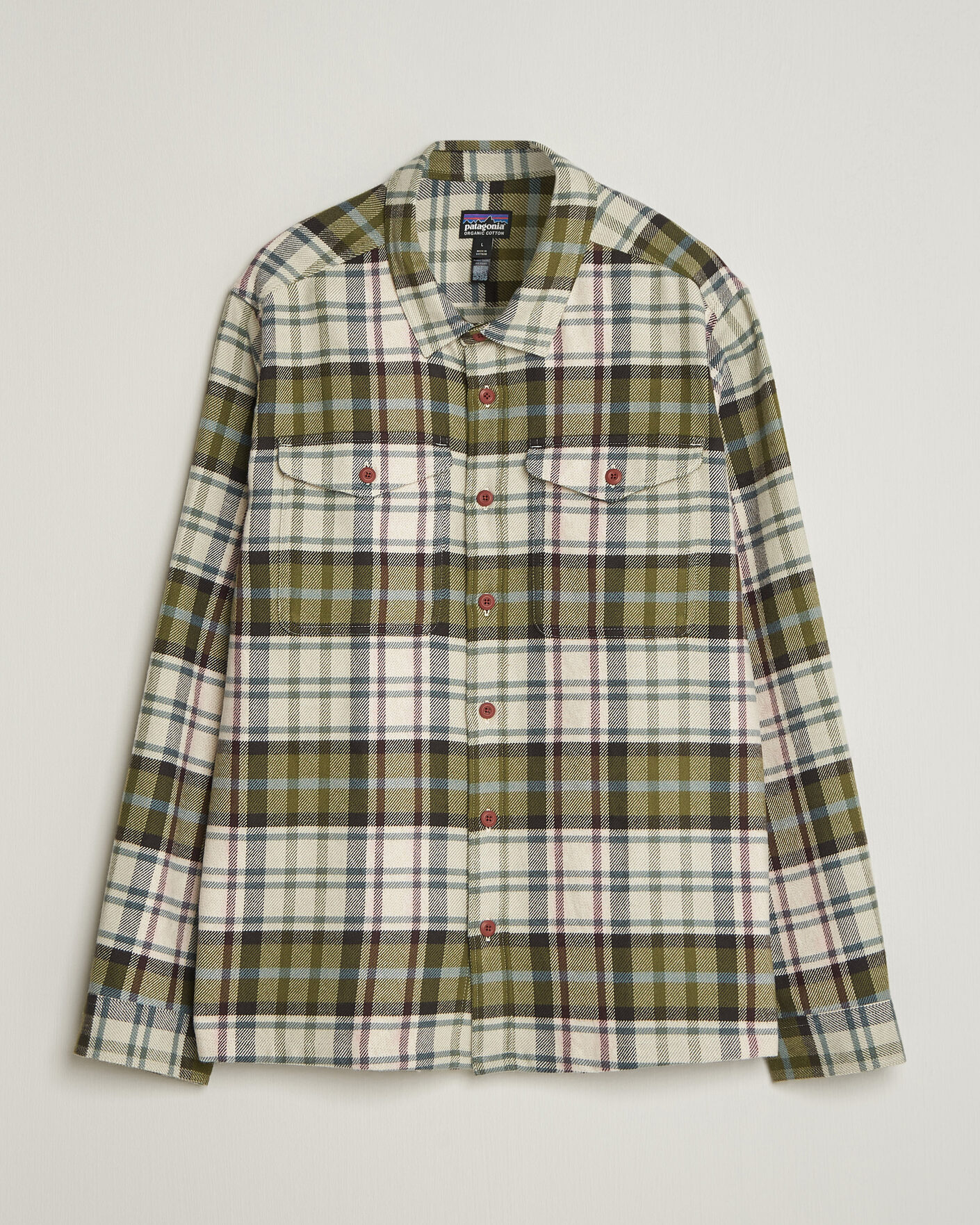 Heren | Overhemden | Patagonia | Fjord Flannel Shirt Weathered Stone