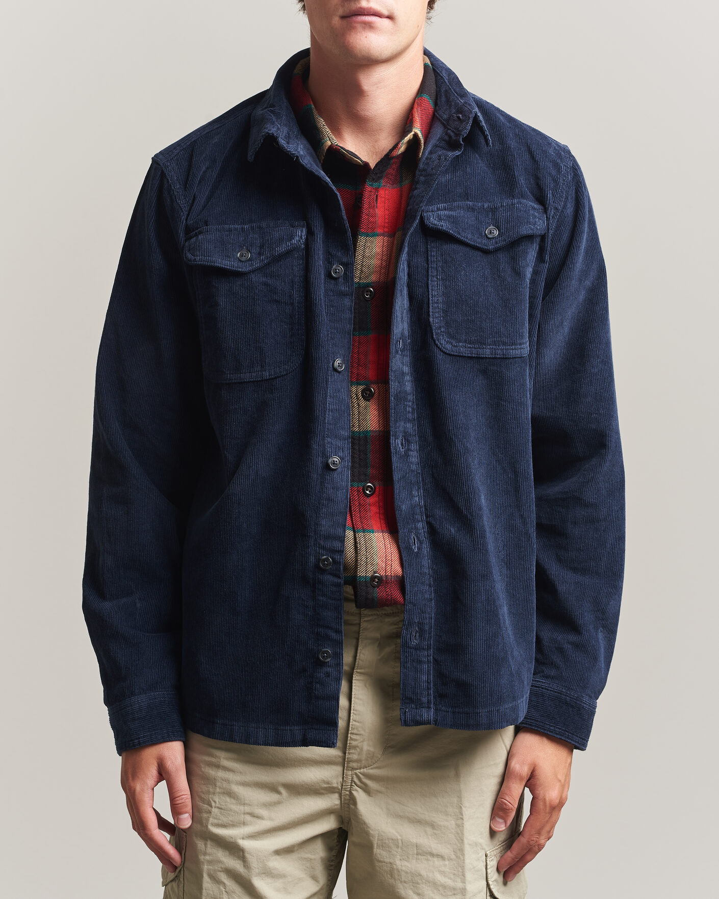 Heren | Overhemden | Patagonia | Corduroy Shirt New Navy