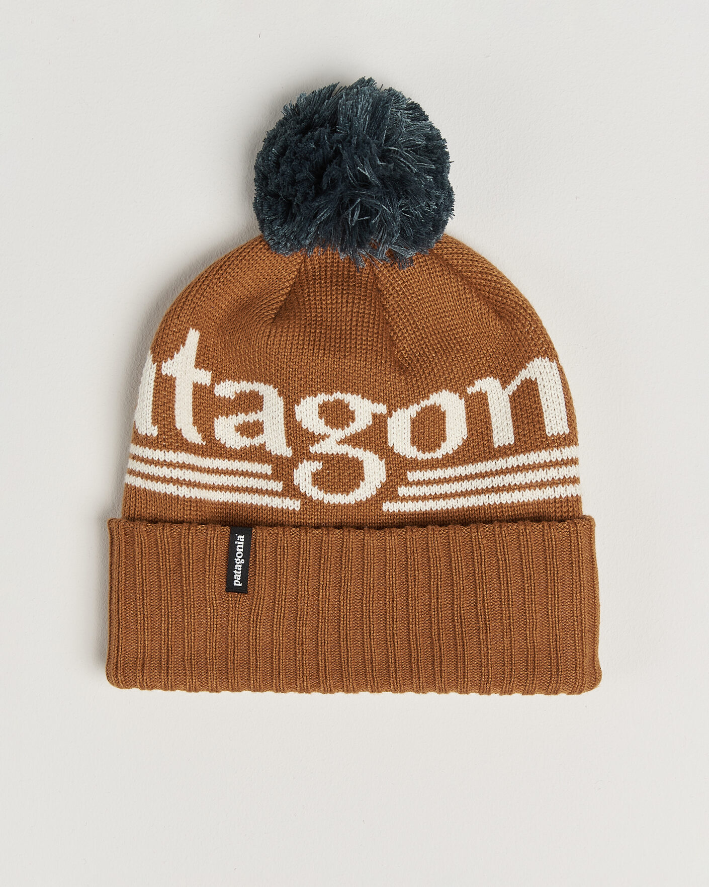 Heren | Mutsen | Patagonia | Powder Town Beanie Cinnamon Brown