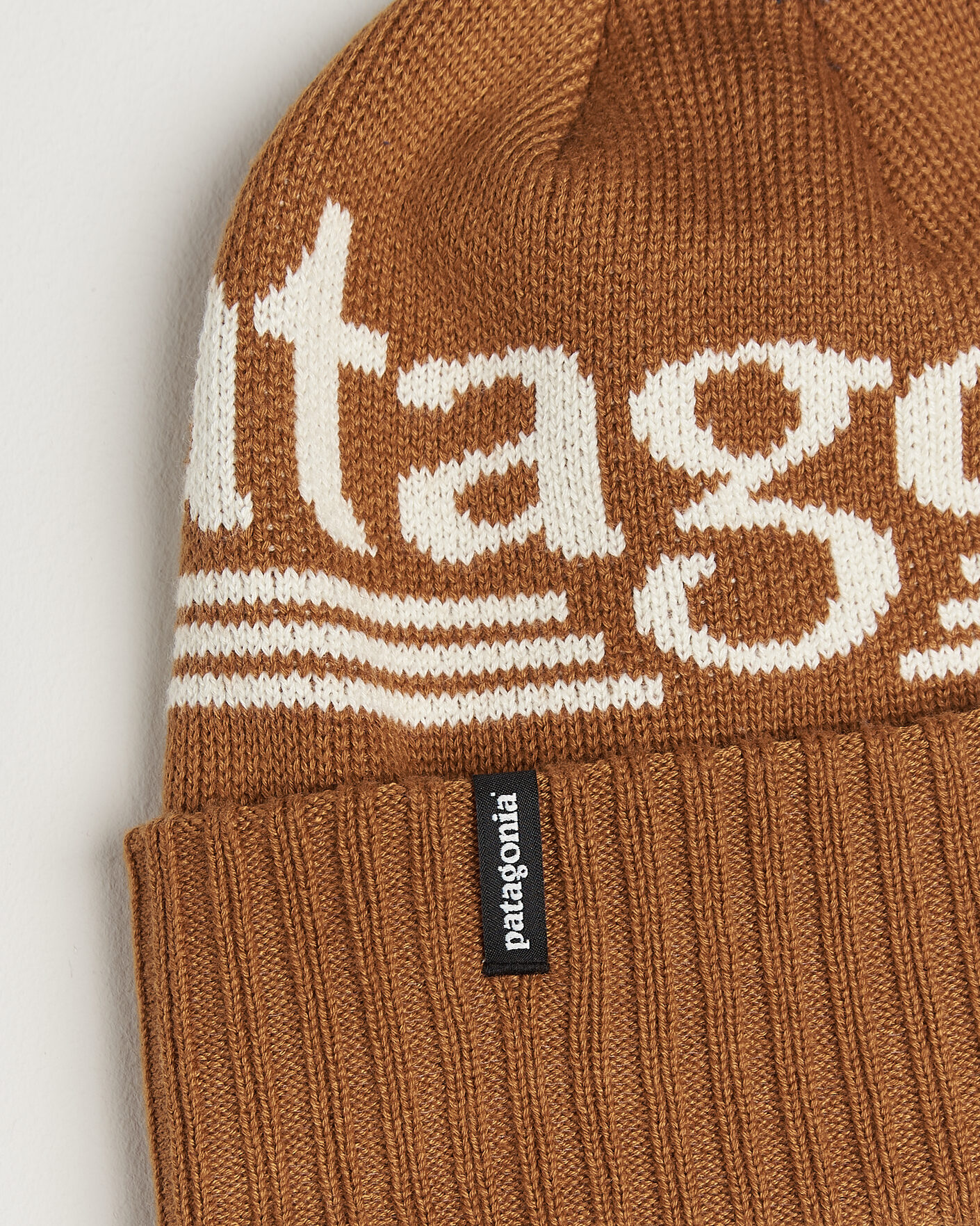 Heren | Mutsen | Patagonia | Powder Town Beanie Cinnamon Brown