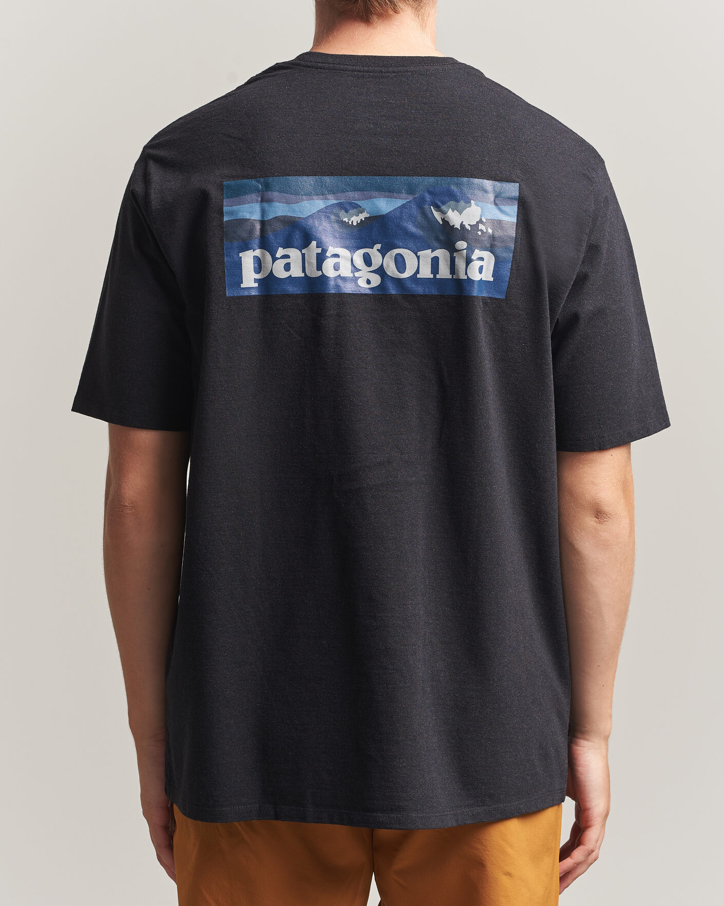 Heren | T-shirts | Patagonia | Boardshort Logo Pocket Responsibili T-Shirt Ink Black