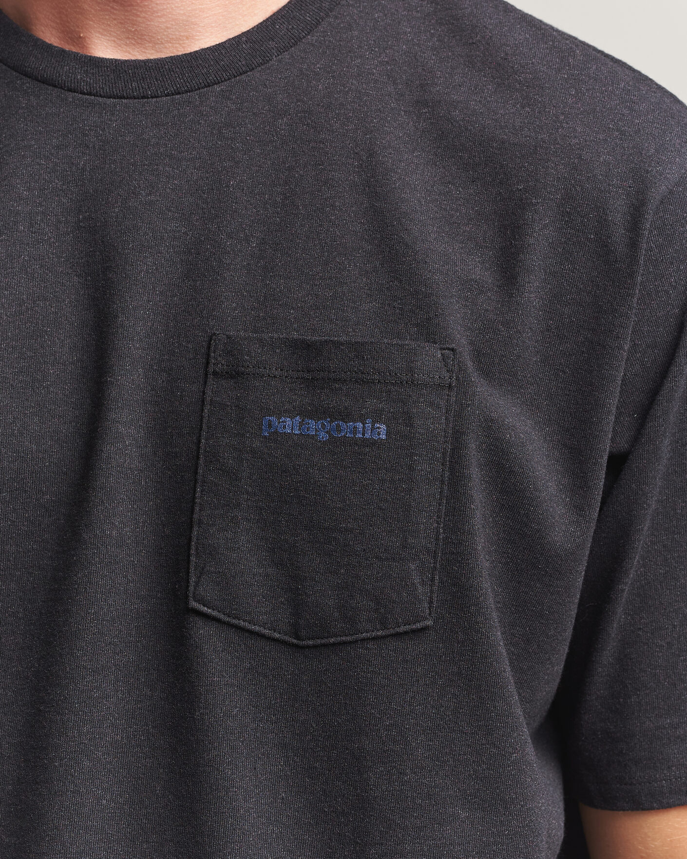 Heren | T-shirts | Patagonia | Boardshort Logo Pocket Responsibili T-Shirt Ink Black