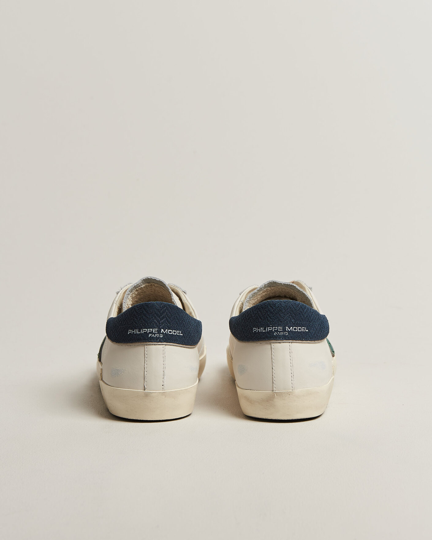 Heren | Sneakers | Philippe Model | PRSX Low Top Suede Sneaker White/Blue