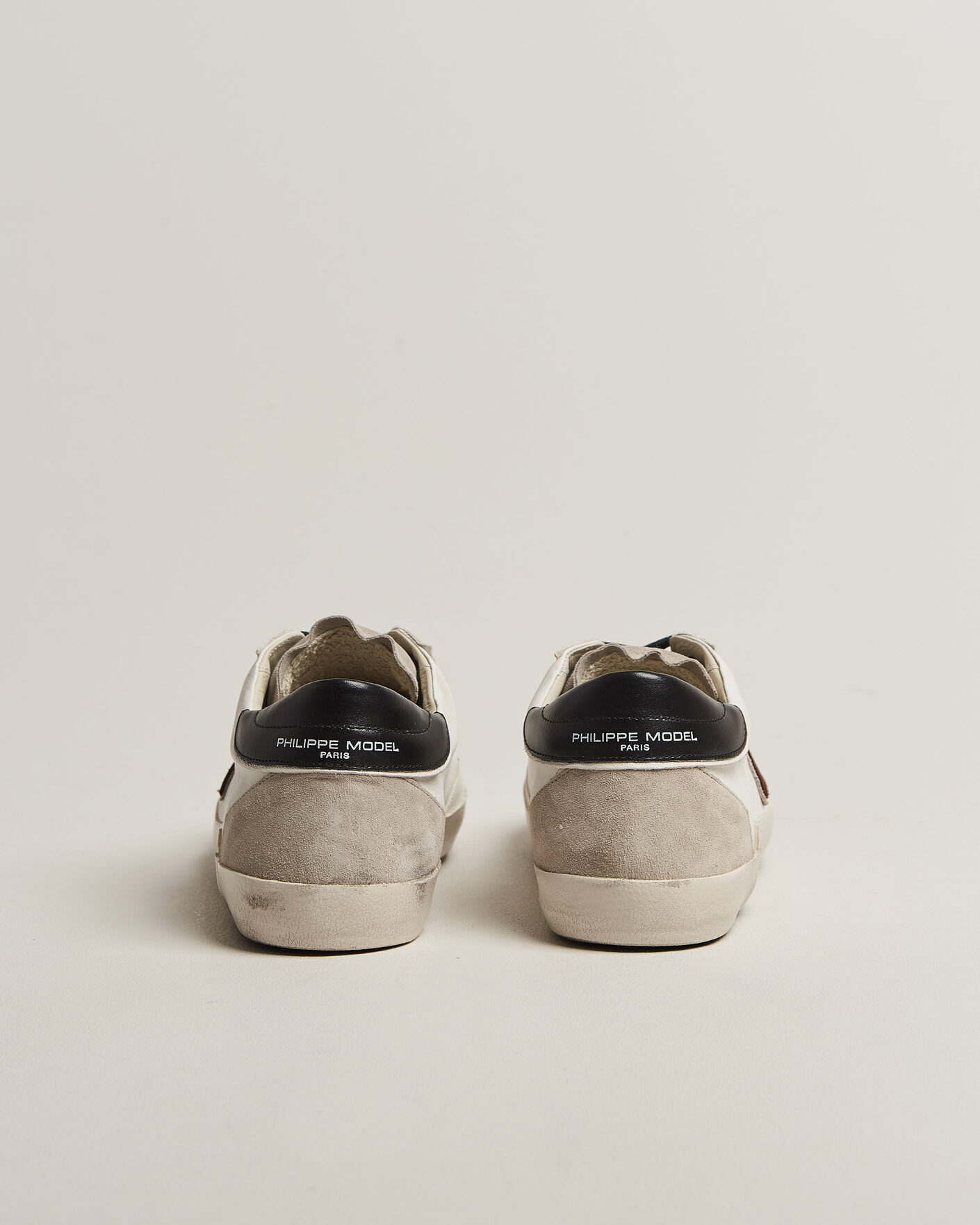 Heren | Sneakers | Philippe Model | PRSX Low Top Suede Sneaker White/Black
