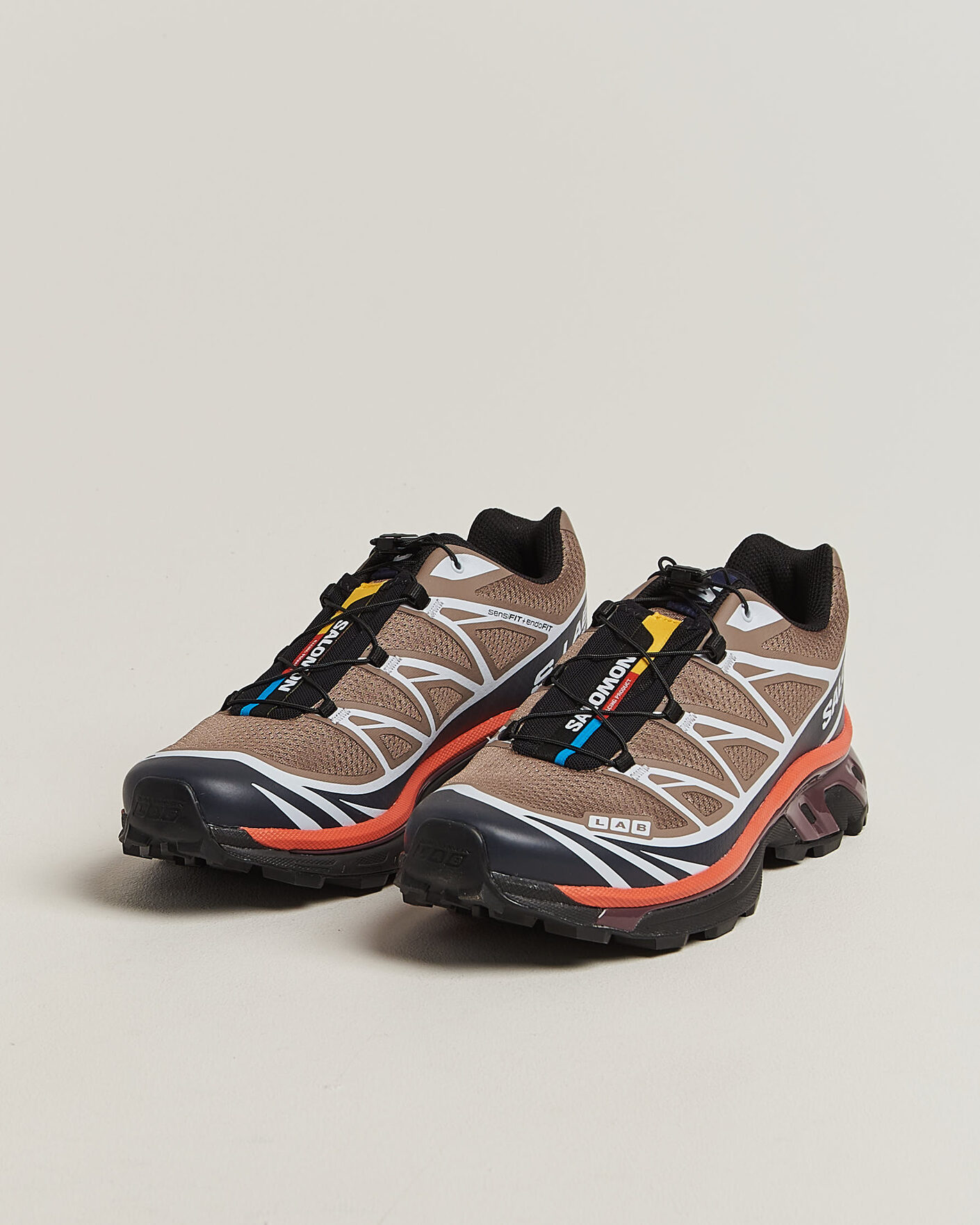 Heren | Trail sneakers | Salomon | XT-6 Sneakers Walnut/Maritime Blue