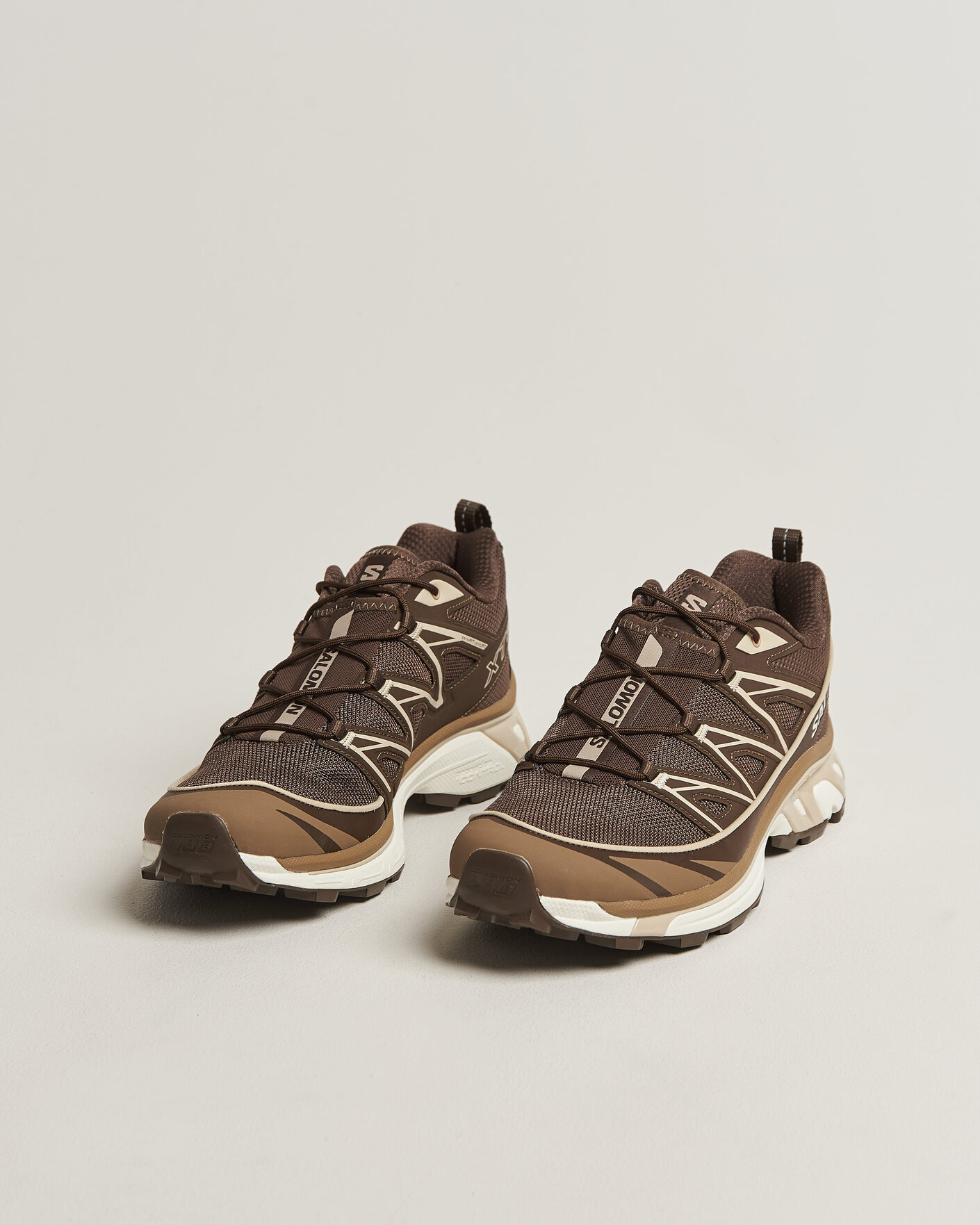 Heren | Trail sneakers | Salomon | XT-6 Expanse Sneakers Earth Brown/White Pepper