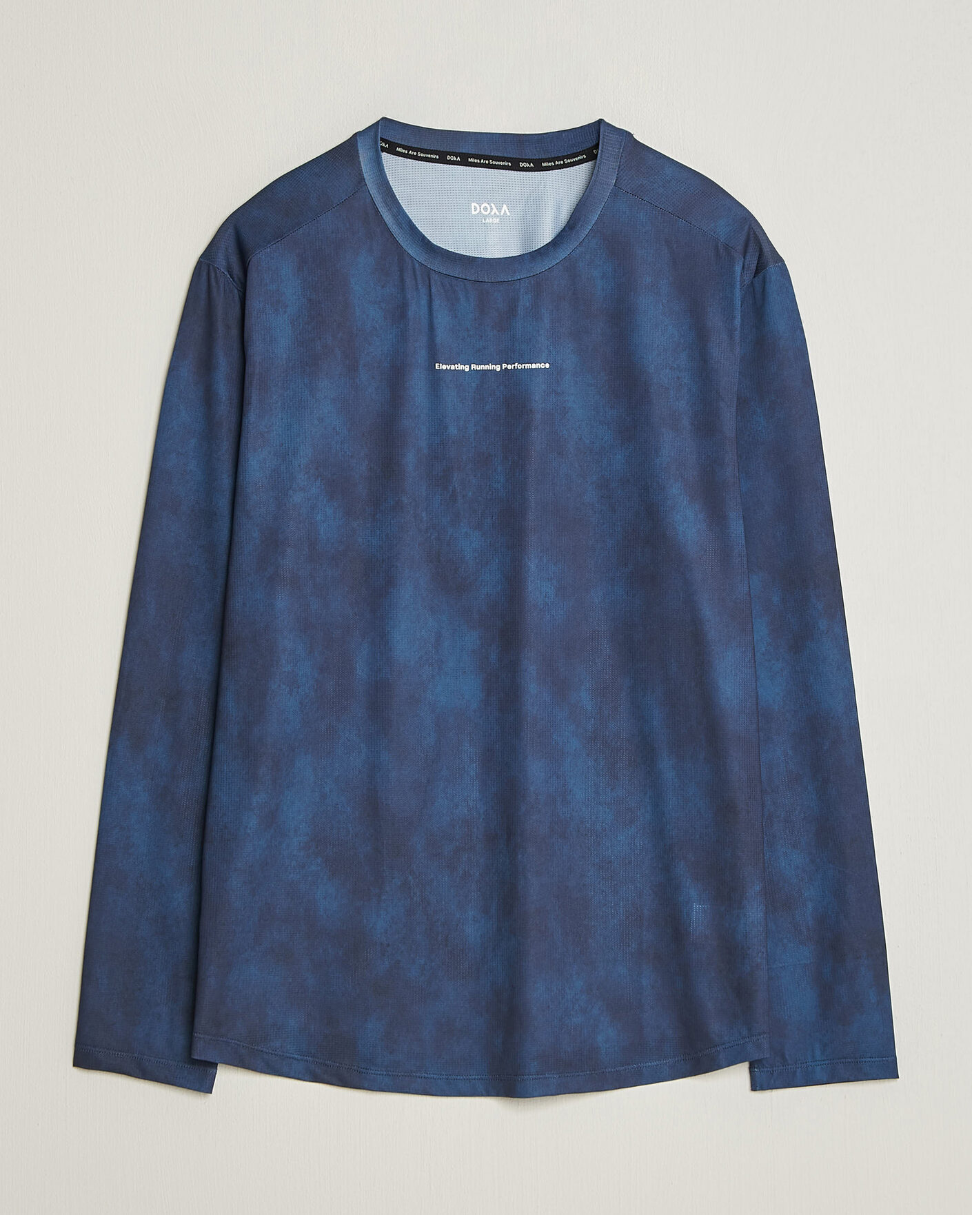 Heren | T-shirts | DOXA | Rerun Long Sleeve T-Shirt Indigo