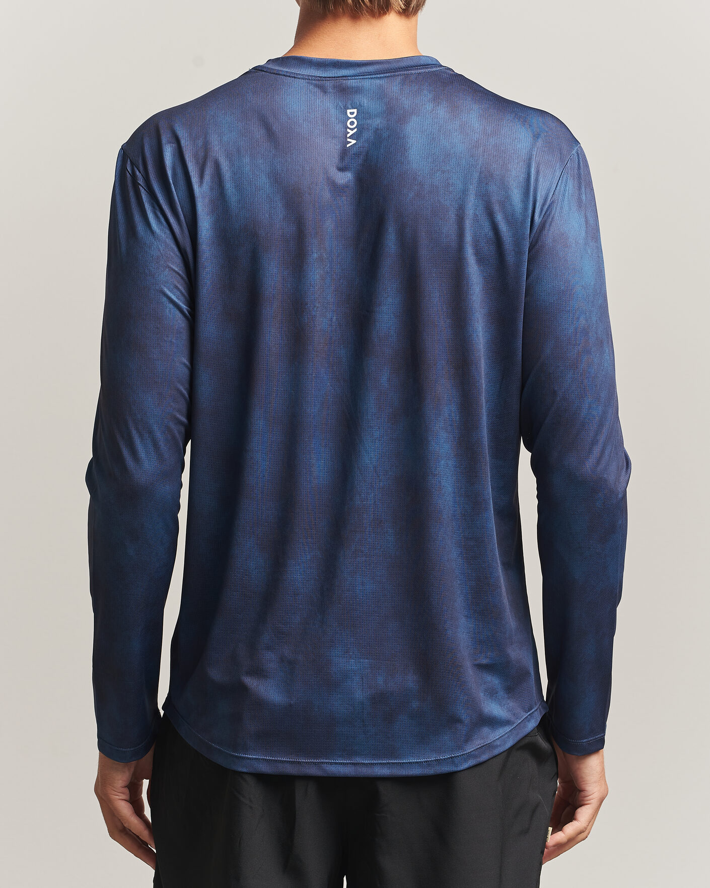 Heren | T-shirts | DOXA | Rerun Long Sleeve T-Shirt Indigo