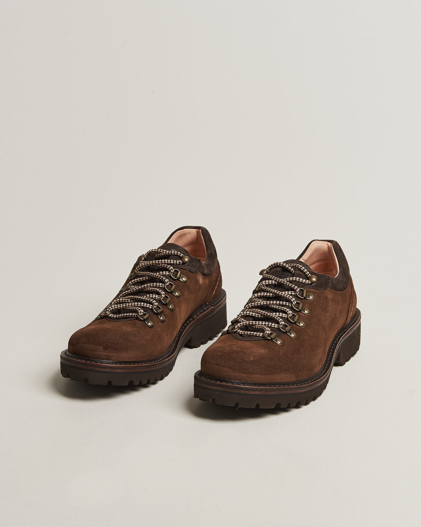 Heren | Laarzen | Astorflex | Forflex Low Mountain Shoe Dark Khaki Suede