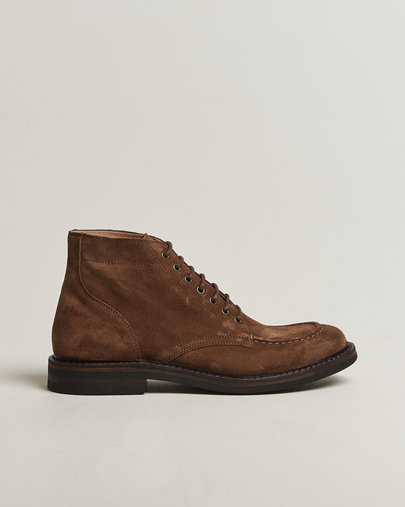 Heren | Laarzen | Astorflex | Nuvoflex Dainite Lace Up Boot Dark Khaki Suede