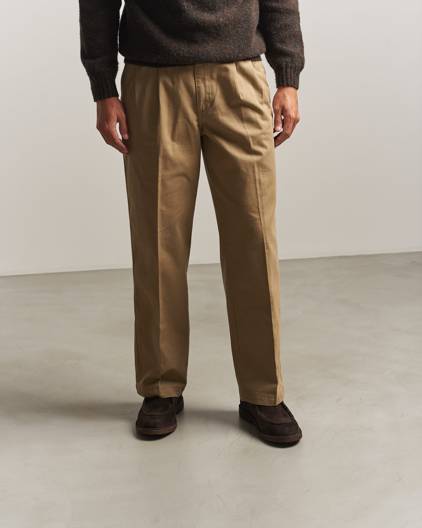 Heren | Derby schoenen | Astorflex | Artflex Moc Toe Dark Brown Suede