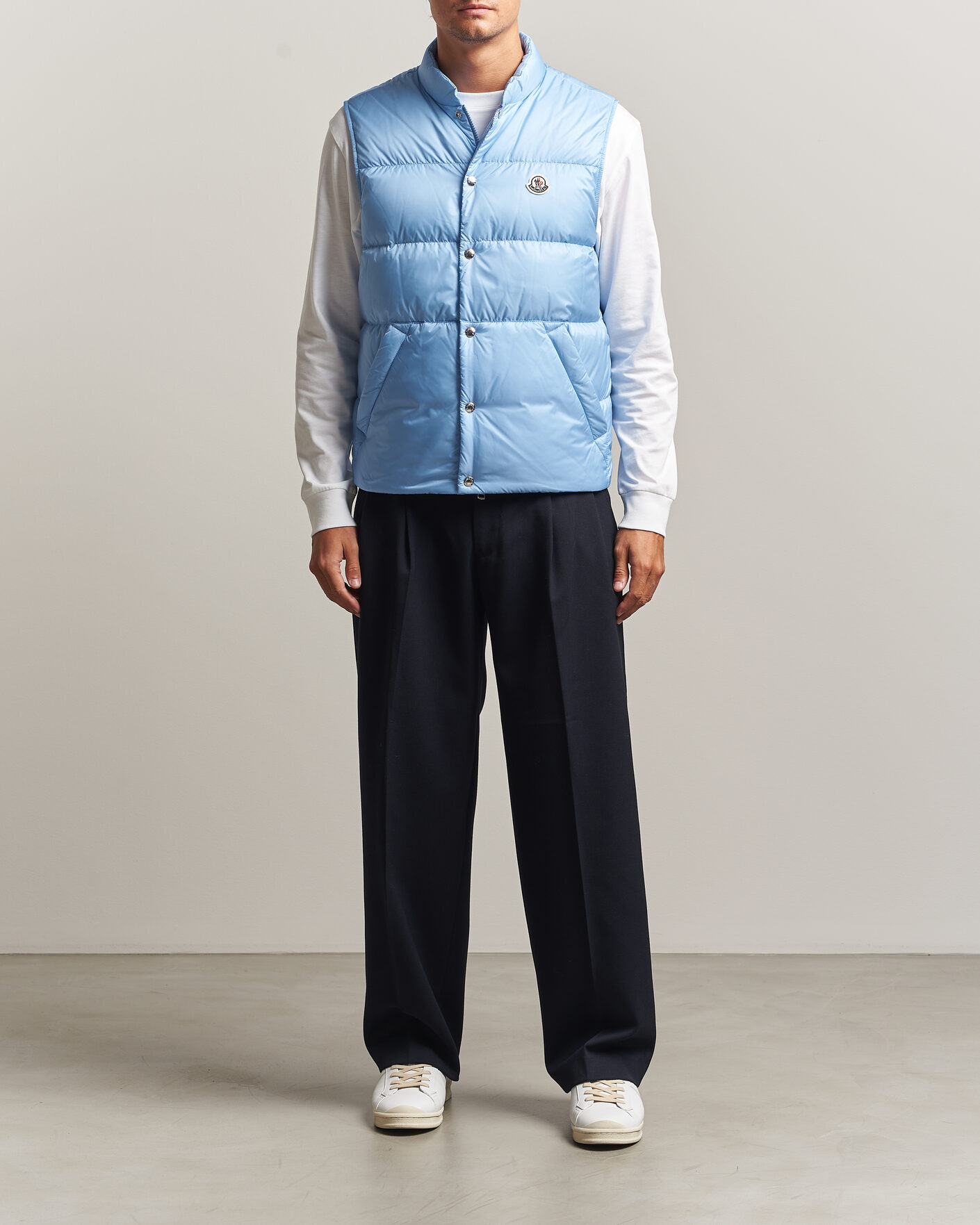 Heren | Gilets | Moncler | Tuquerouye Down Vest Light Blue