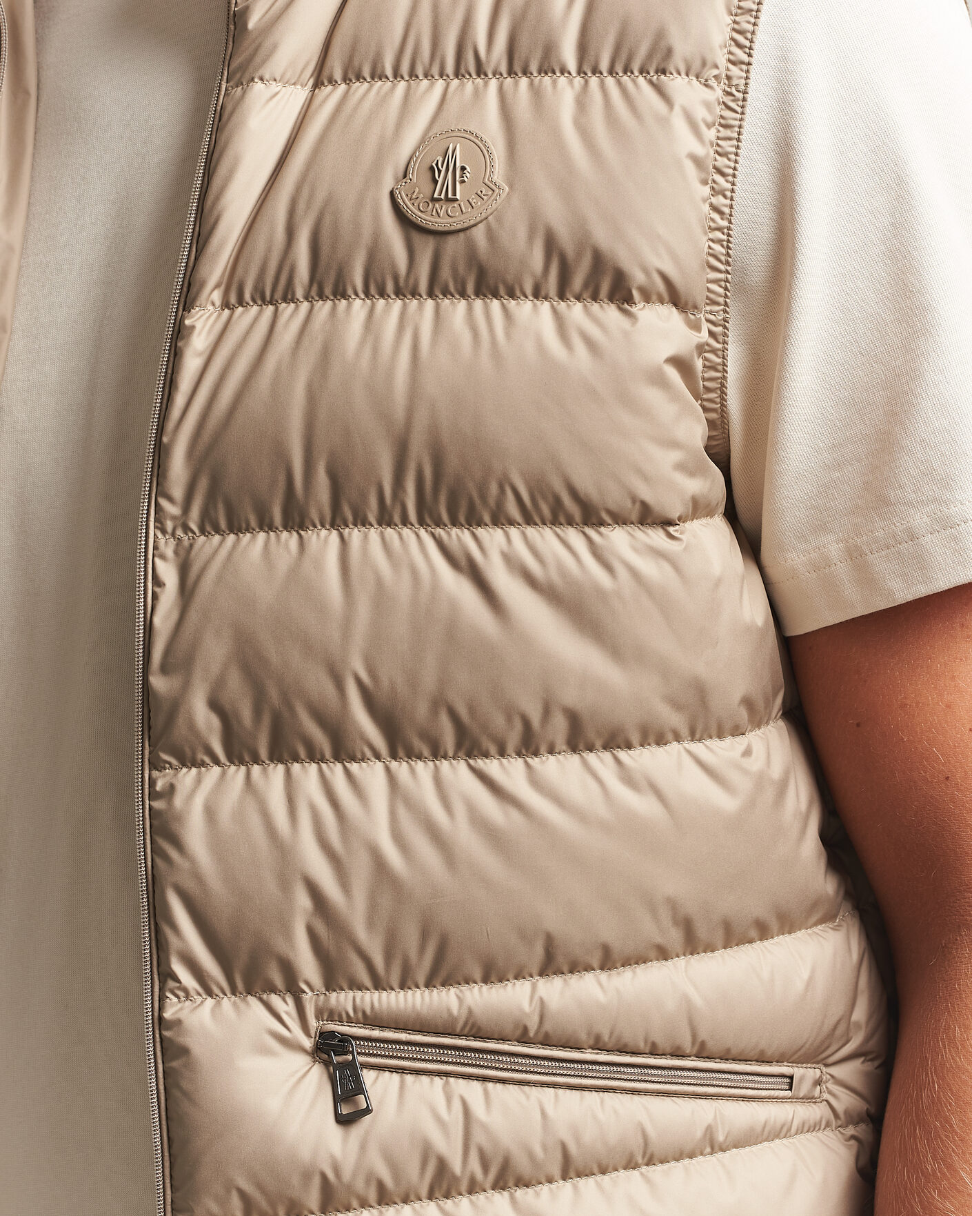 Heren | Gilets | Moncler | Treompan Down Vest Brown
